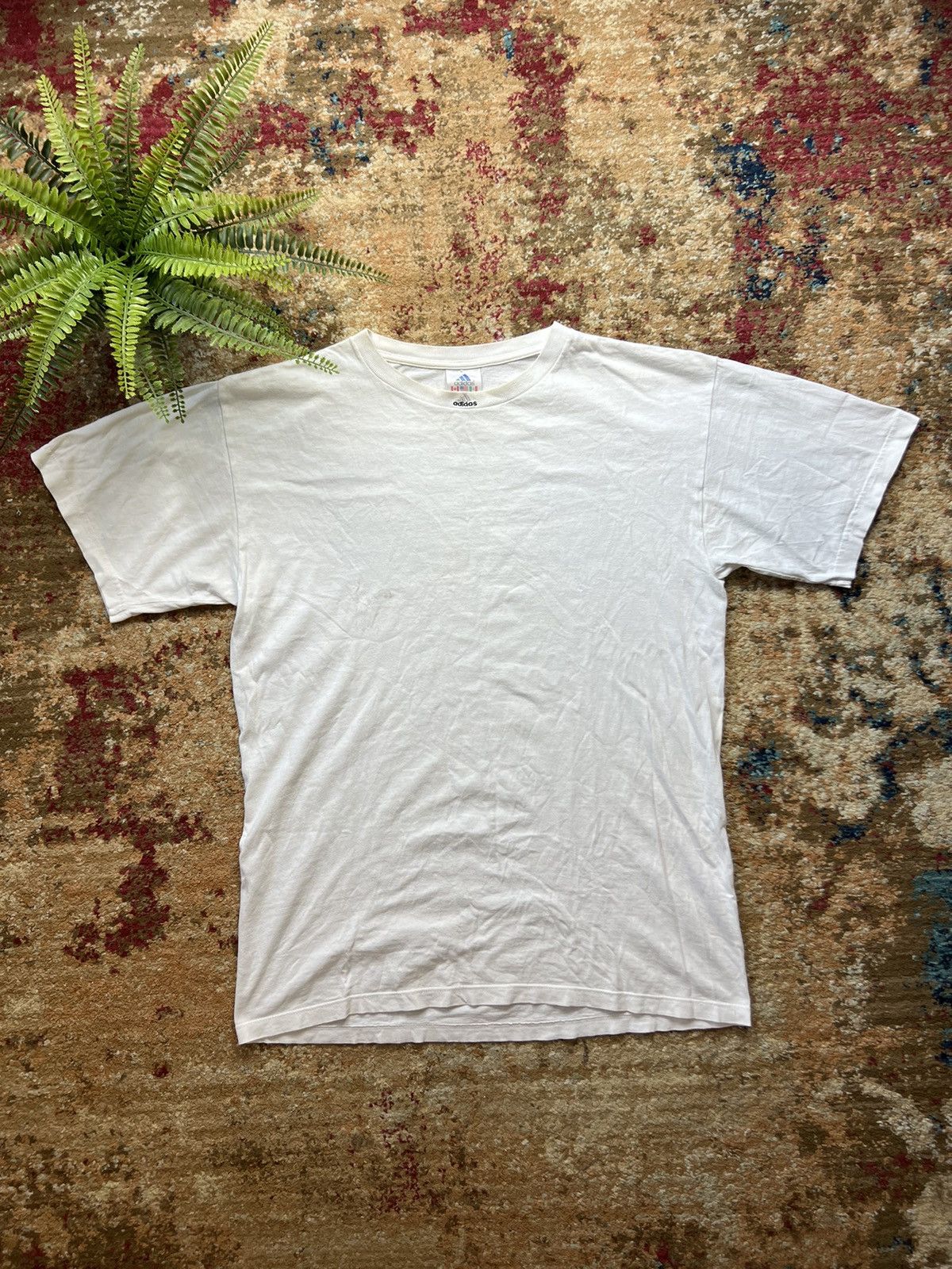 Adidas × Vintage 🕊️ 90’s ADIDAS TEAM RETRO Y2K BIG BACK LOGO TEE Size US M / EU 48-50 / 2 - 2 Thumbnail