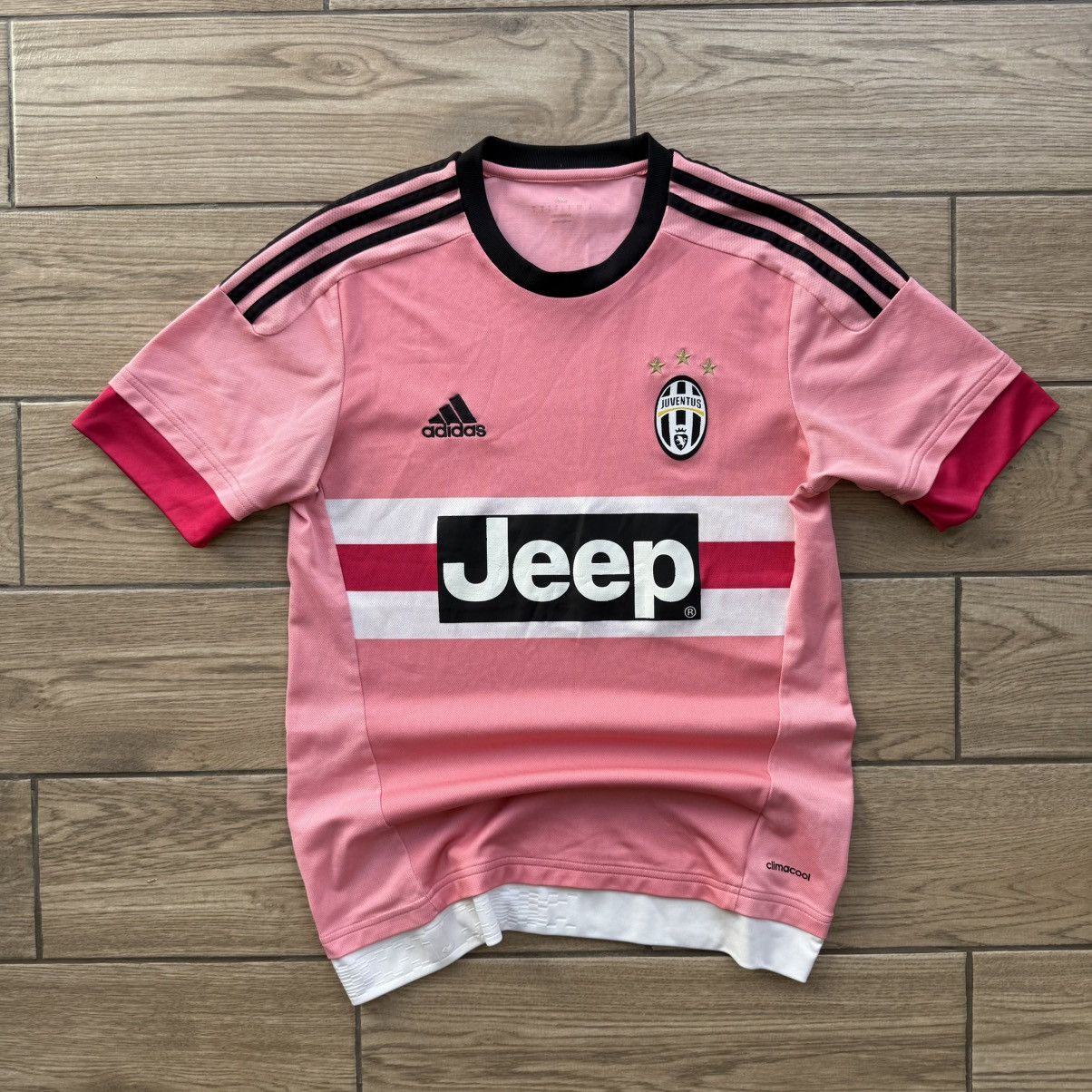 Juventus ピンクシャツ adidas climacool/jeep 2015-2016 – Hype and Rare Juventus FC Away Jersey - BNWT