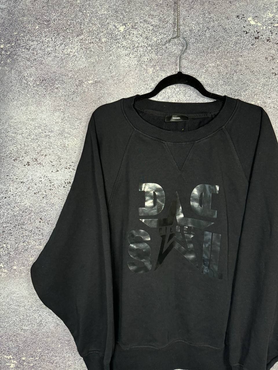 Diesel Diesel Sweatshirt Black Logo Streetwear XL Size Size US XL / EU 56 / 4 - 3 Thumbnail