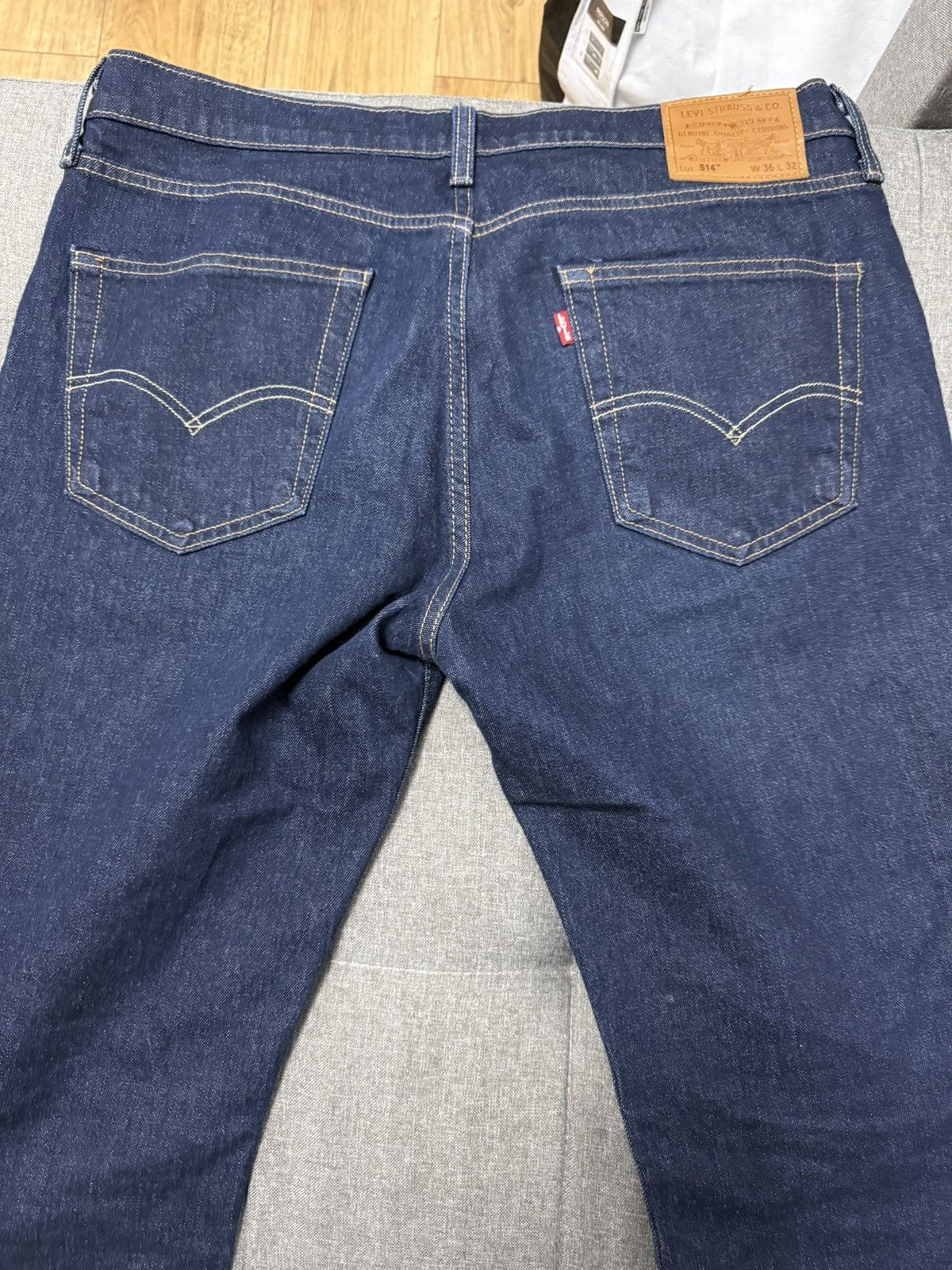 Jean × Levi's Levi’s 514 Straight Leg Jeans Pants Size US 36 / EU 52 - 2 Thumbnail