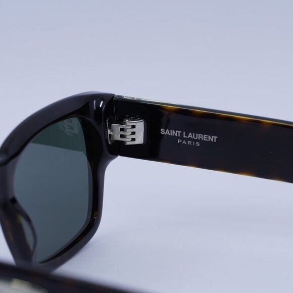 Saint Laurent Paris 🕶️ New Saint Laurent SL617 002 Sunglasses - Dark Havana Size ONE SIZE - 6 Thumbnail