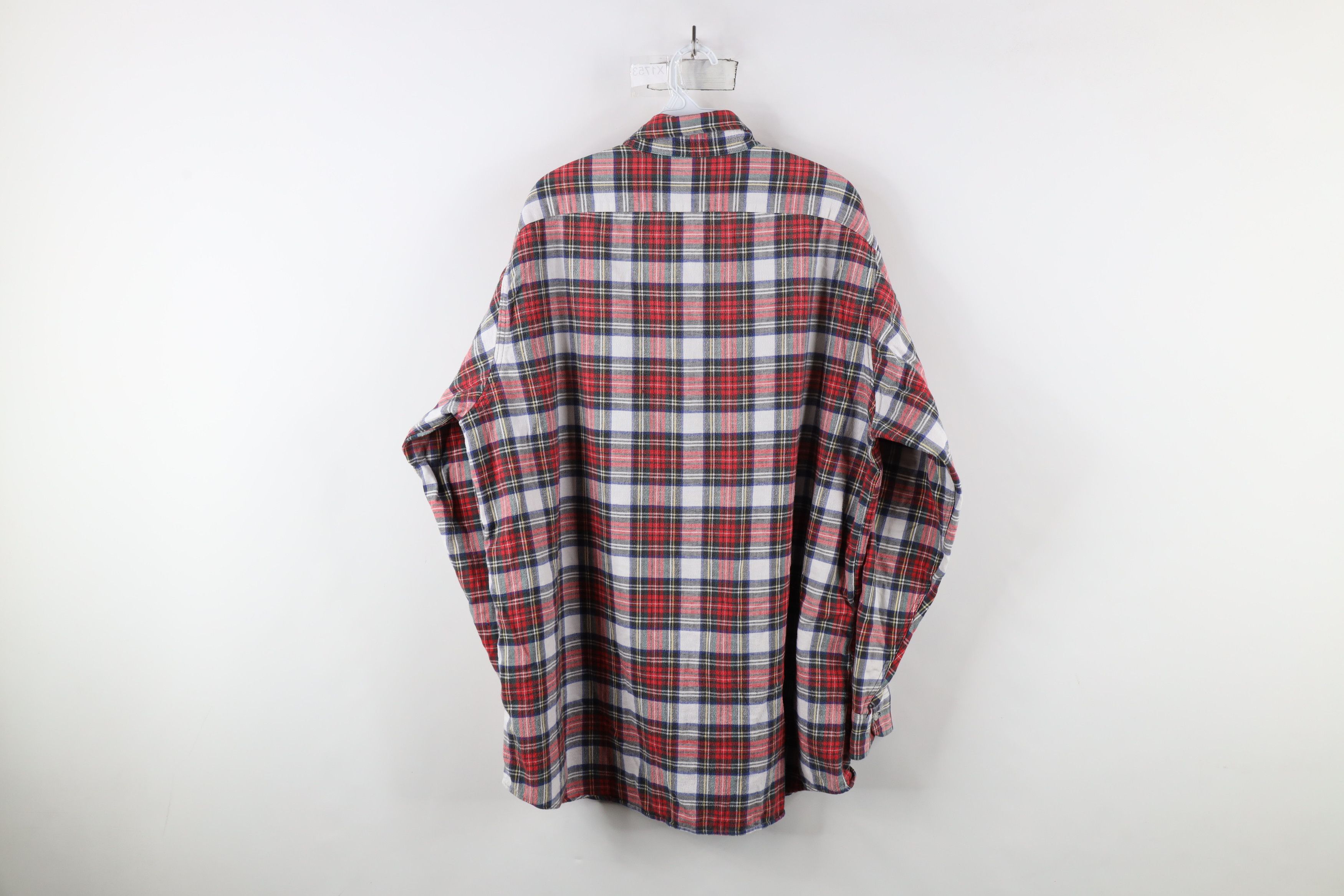 L.L. Bean × Vintage Vintage 90s LL Bean Flannel Collared Button Down Shirt Plaid Size US XL / EU 56 / 4 - 7 Thumbnail