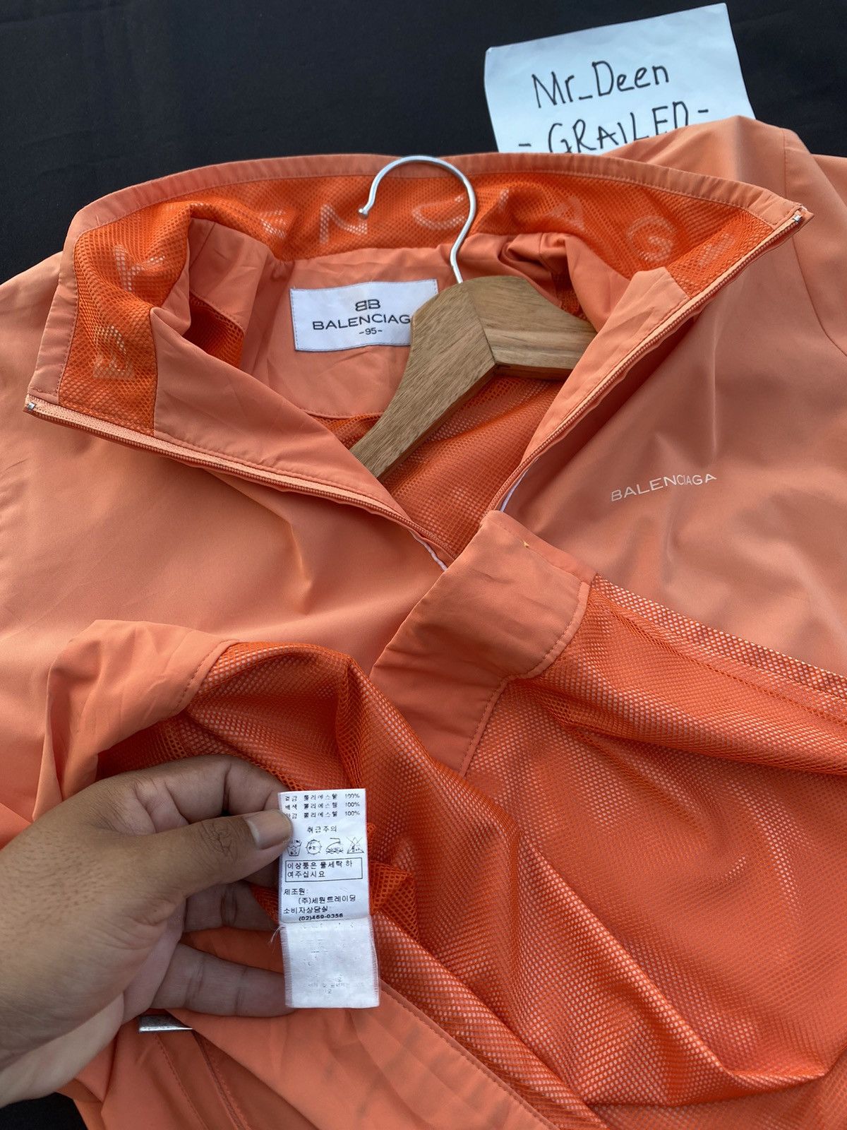Balenciaga Rare Balenciaga Nylon Orange Outerwear Size US M / EU 48-50 / 2 - 13 Thumbnail