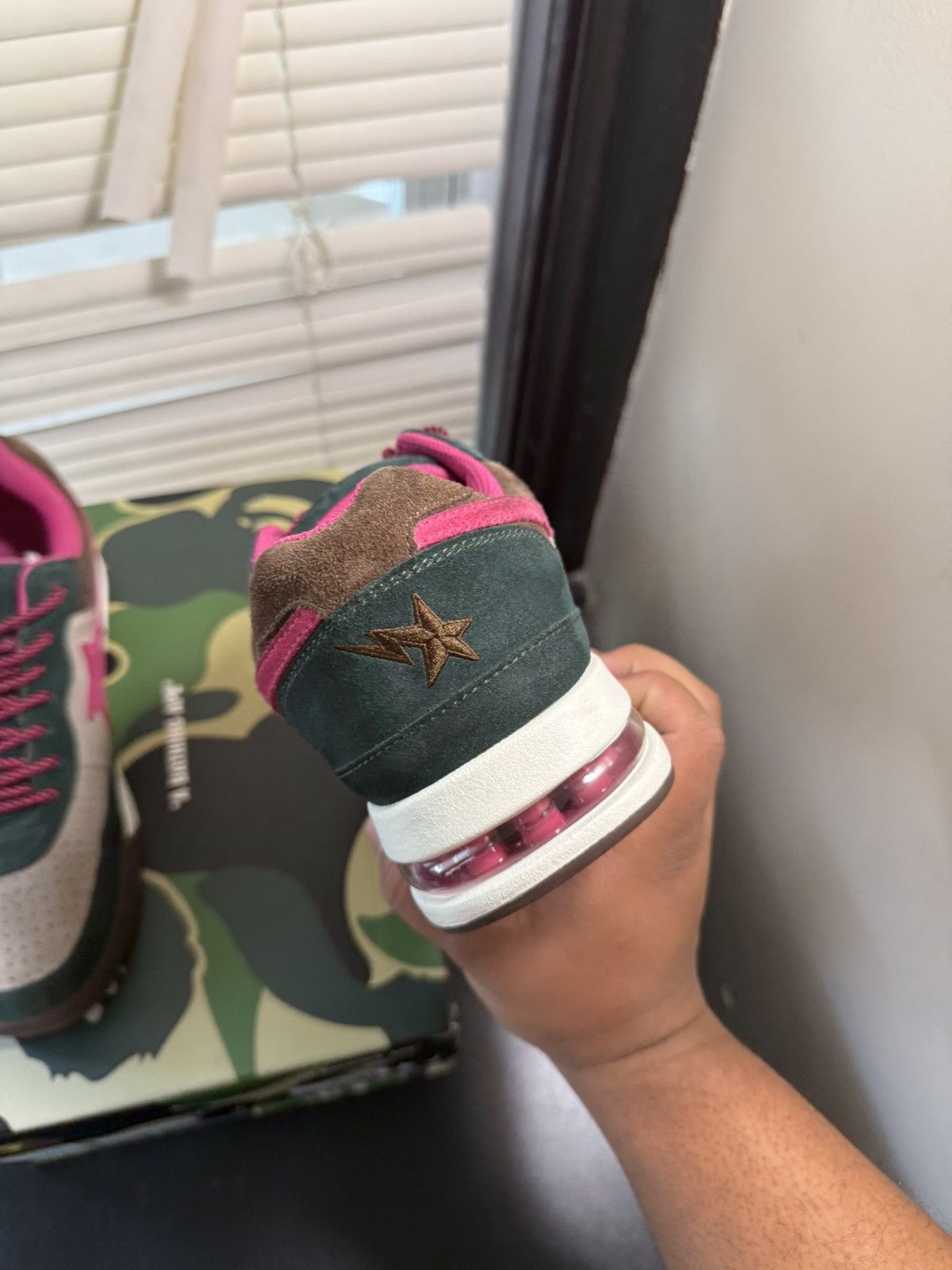 Bape Bape Road sta Green Suede Size 9 Worn Once Size US 9 / EU 42 - 4 Thumbnail