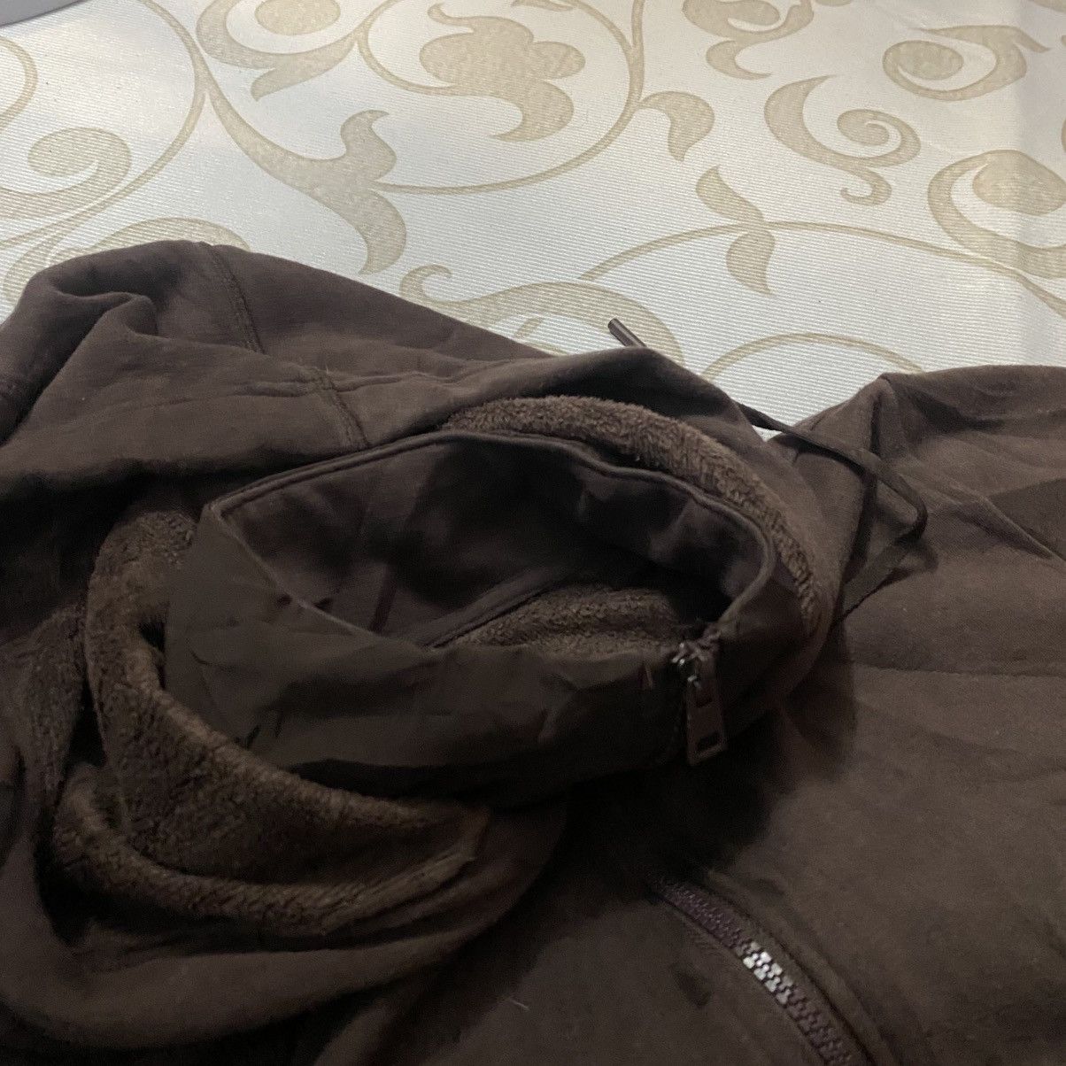 Other Vintage Plain Brown Hoodie Size XS / US 0-2 / IT 36-38 - 2 Thumbnail
