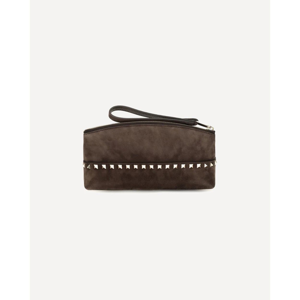 Valentino VALENTINO GARAVANI Brown Suede Studded Bag New & Authentic Size ONE SIZE - 2 Thumbnail