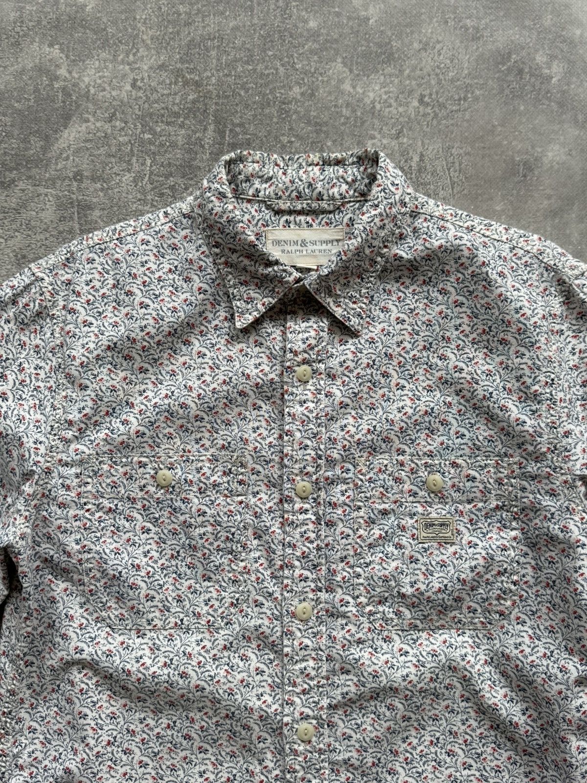 Denim & Supply Ralph Lauren Denim & Supply RL Flower Shirt Size US S / EU 44-46 / 1 - 5 Thumbnail
