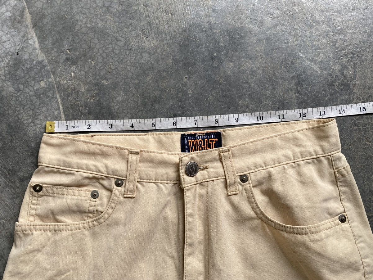 W&LT × Walter Van Beirendonck 2000s W&LT leg hagi cream pants Size US 27 - 18 Thumbnail