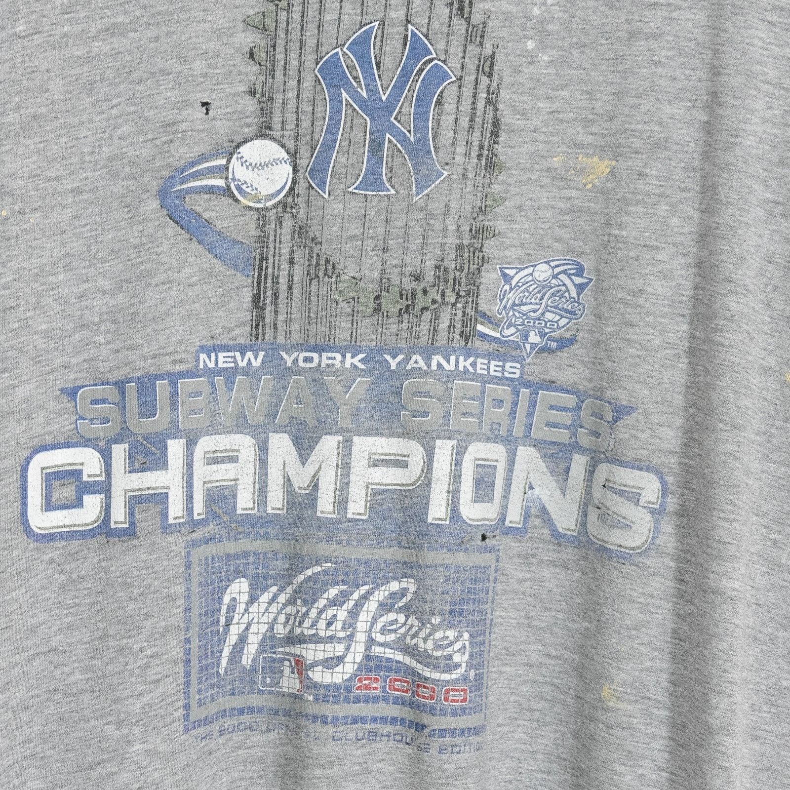 Lee Vintage Y2K NY Yankees World Series T Shirt XL - Distressed Size US XL / EU 56 / 4 - 3 Thumbnail