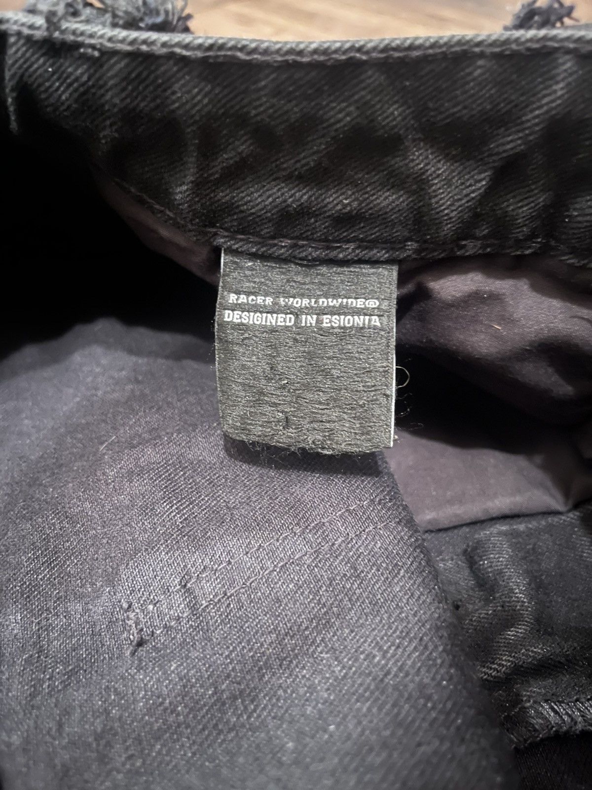 Racer Worldwide Racer Worldwide Patch Jeans Black Size US 30 / EU 46 - 7 Thumbnail