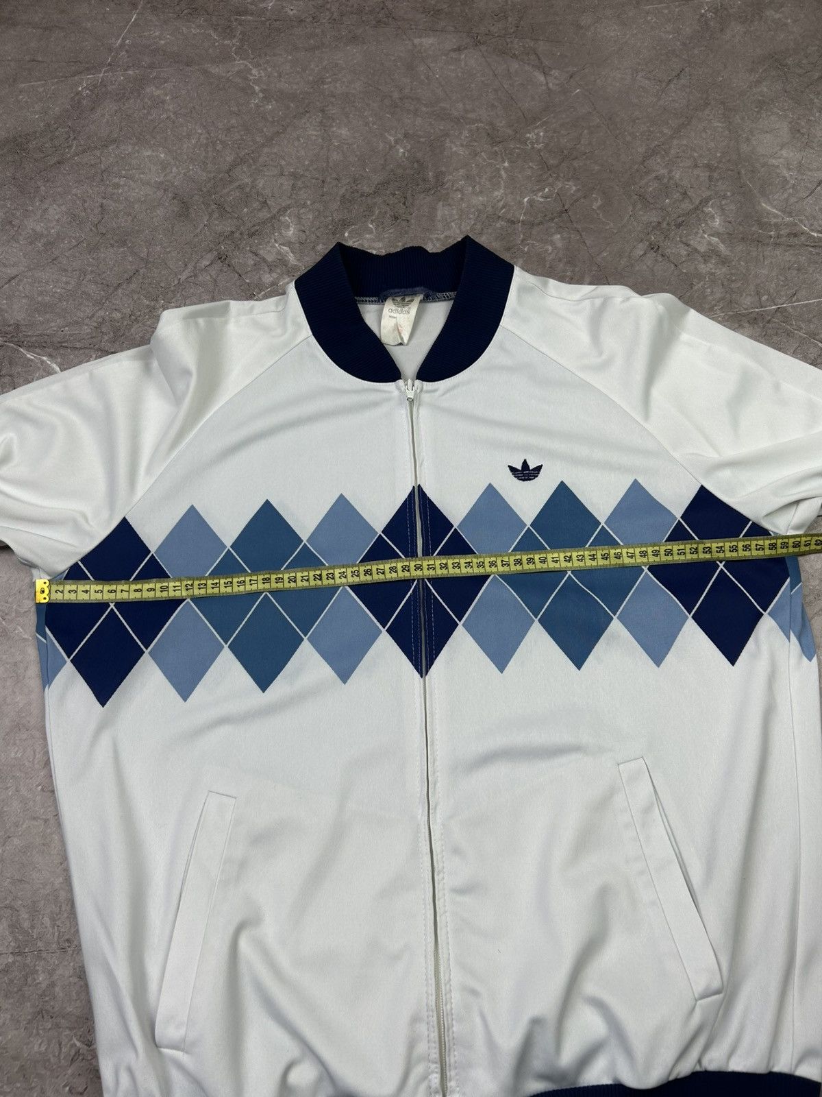 Adidas × Vintage 70's 80's Adidas Ventex Austria Vintage Track Bomber Jacket Size US M / EU 48-50 / 2 - 11 Thumbnail