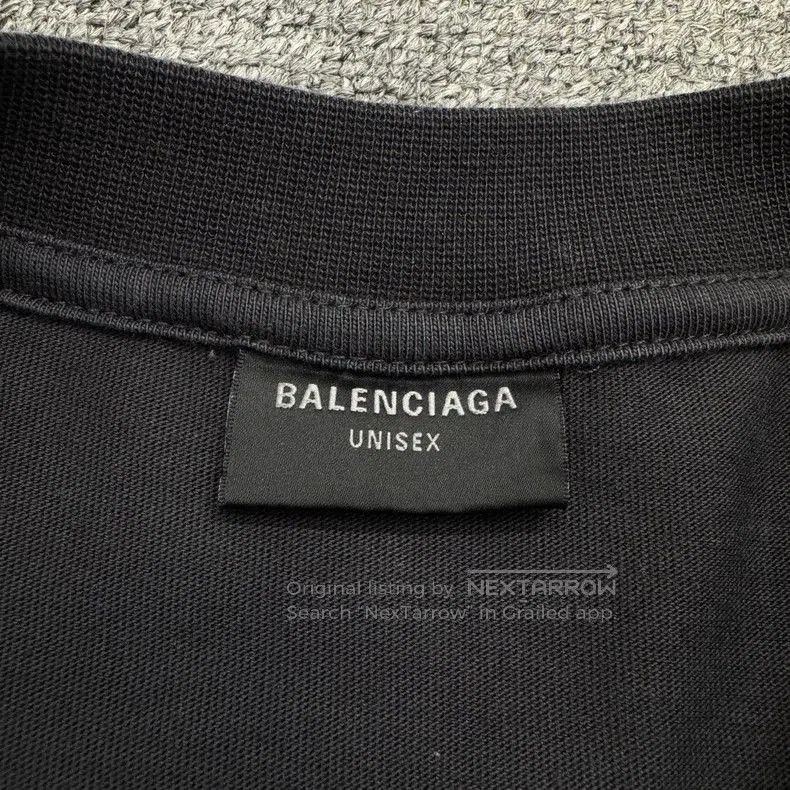 Balenciaga Balenciaga 25SS Embroidered Print Tee. Size US XXL / EU 58 / 5 - 2 Thumbnail