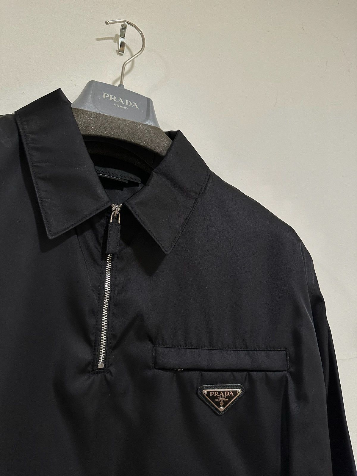 Prada RARE Prada 1/4 Zip Windbreaker Size US L / EU 52-54 / 3 - 2 Thumbnail