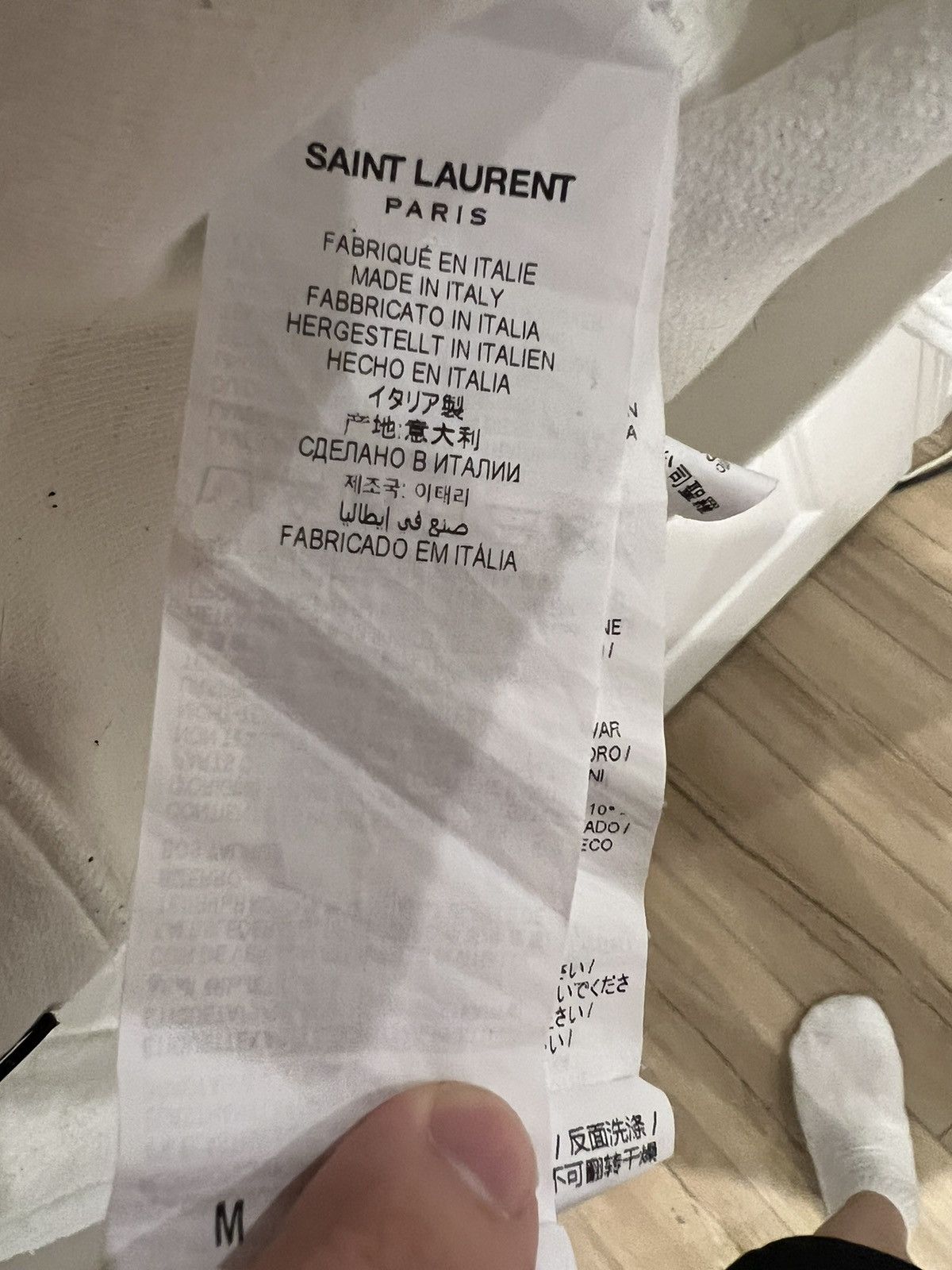 Saint Laurent Paris Saint Laurent Fleece Hoodie Size US M / EU 48-50 / 2 - 3 Thumbnail