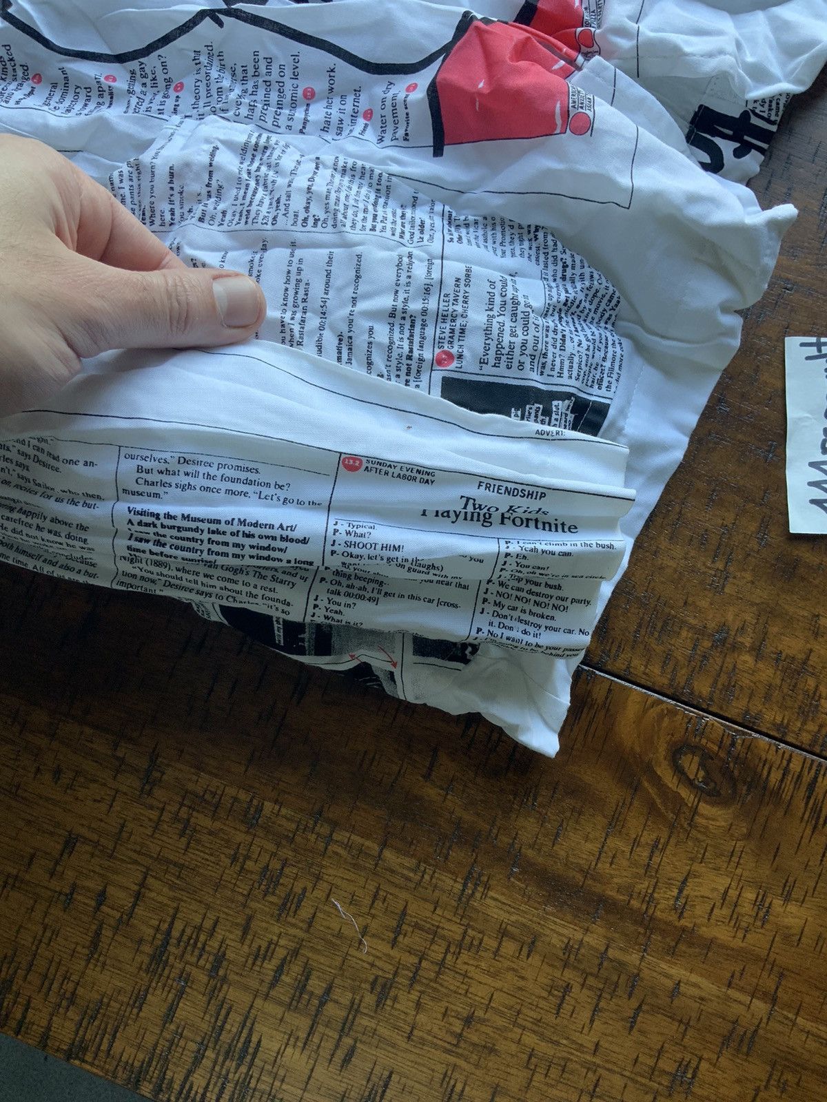Junya Watanabe Junya Watanabe Crinkled Newspaper Blazer Civilization Size US L / EU 52-54 / 3 - 6 Thumbnail