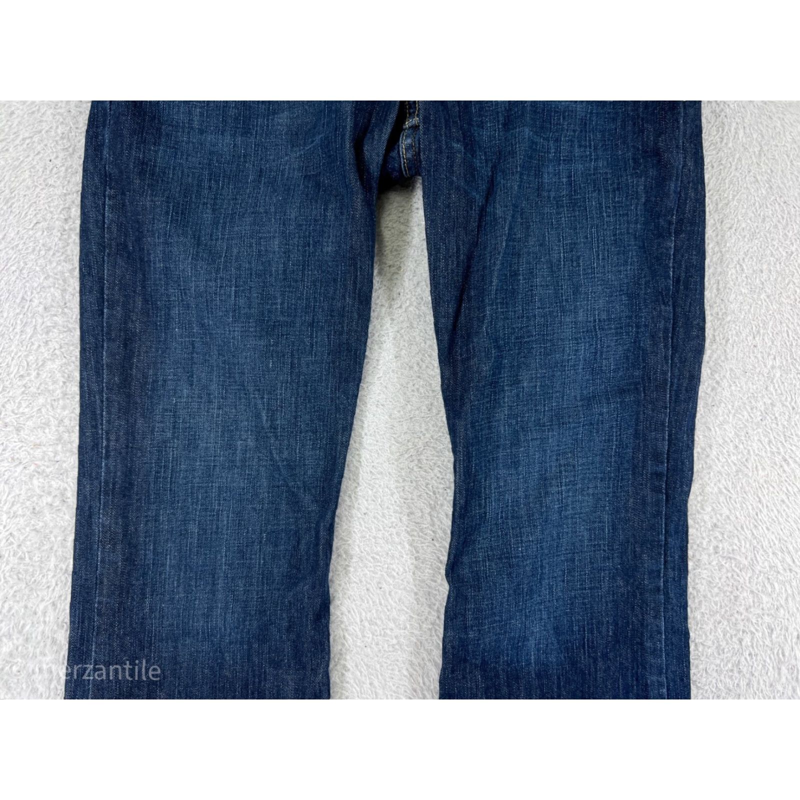 Vintage Southern Thread Jeans Women 27 Blue Denim Bootcut 5-Pocket Embroidered Rhinestone Dark Wash Stretch Jeans Womens Size 27" / US 4 / IT 40 - 6 Thumbnail