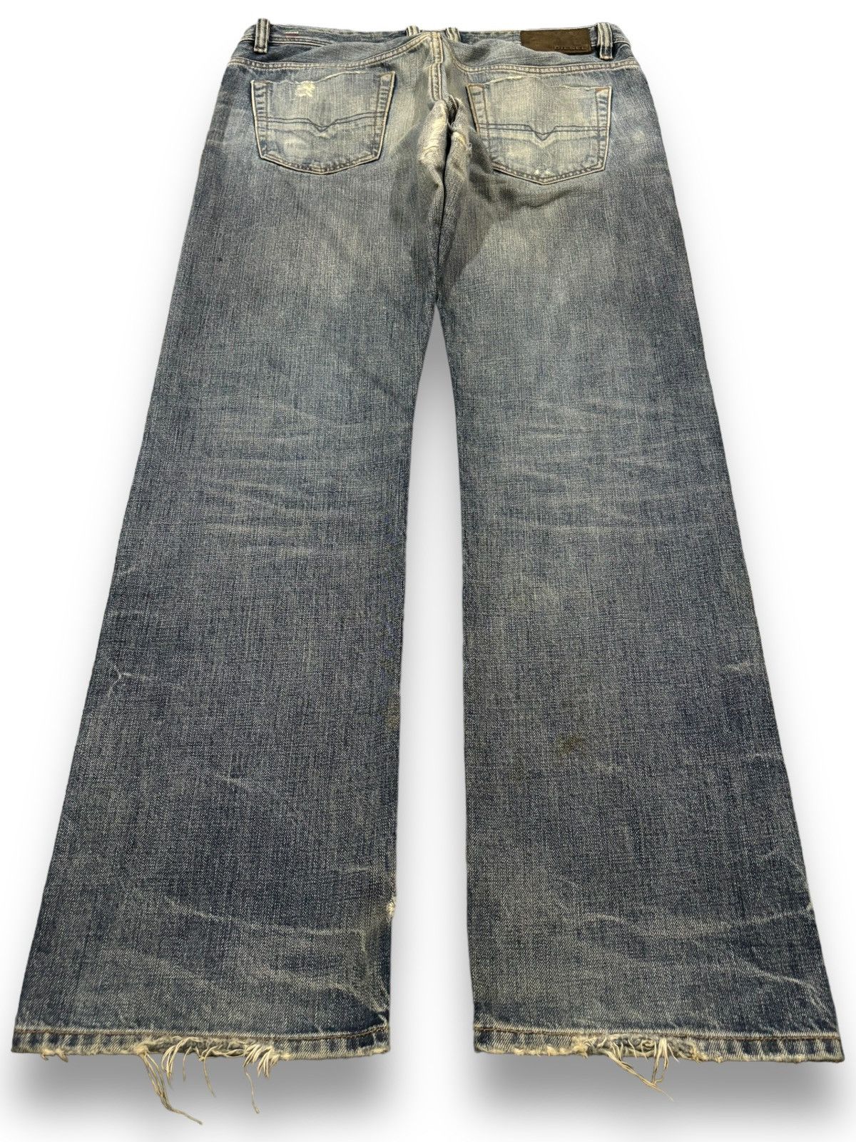 Diesel Vintage Diesel Industry Mud Wash Loose Fit Distressed Jeans Size US 34 / EU 50 - 2 Thumbnail