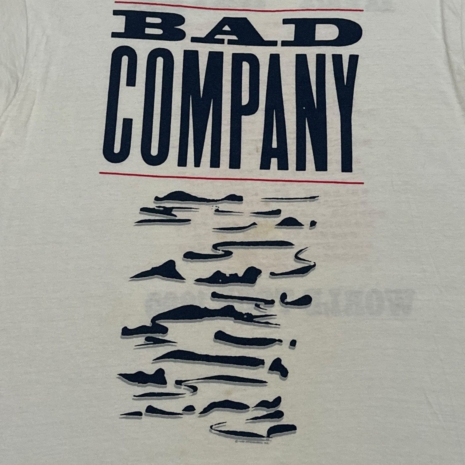 Hanes 1989 Bad company vintage concert tee Size US XL / EU 56 / 4 - 4 Thumbnail