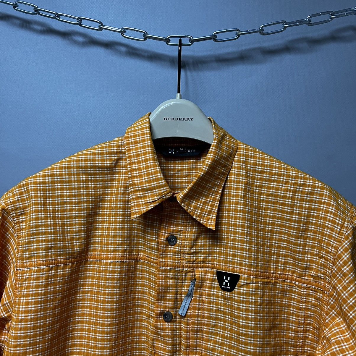 Haglofs HAGLOFS Shirt Men's Short Sleeve Button Up Plaid Spread Neck Size US M / EU 48-50 / 2 - 4 Thumbnail