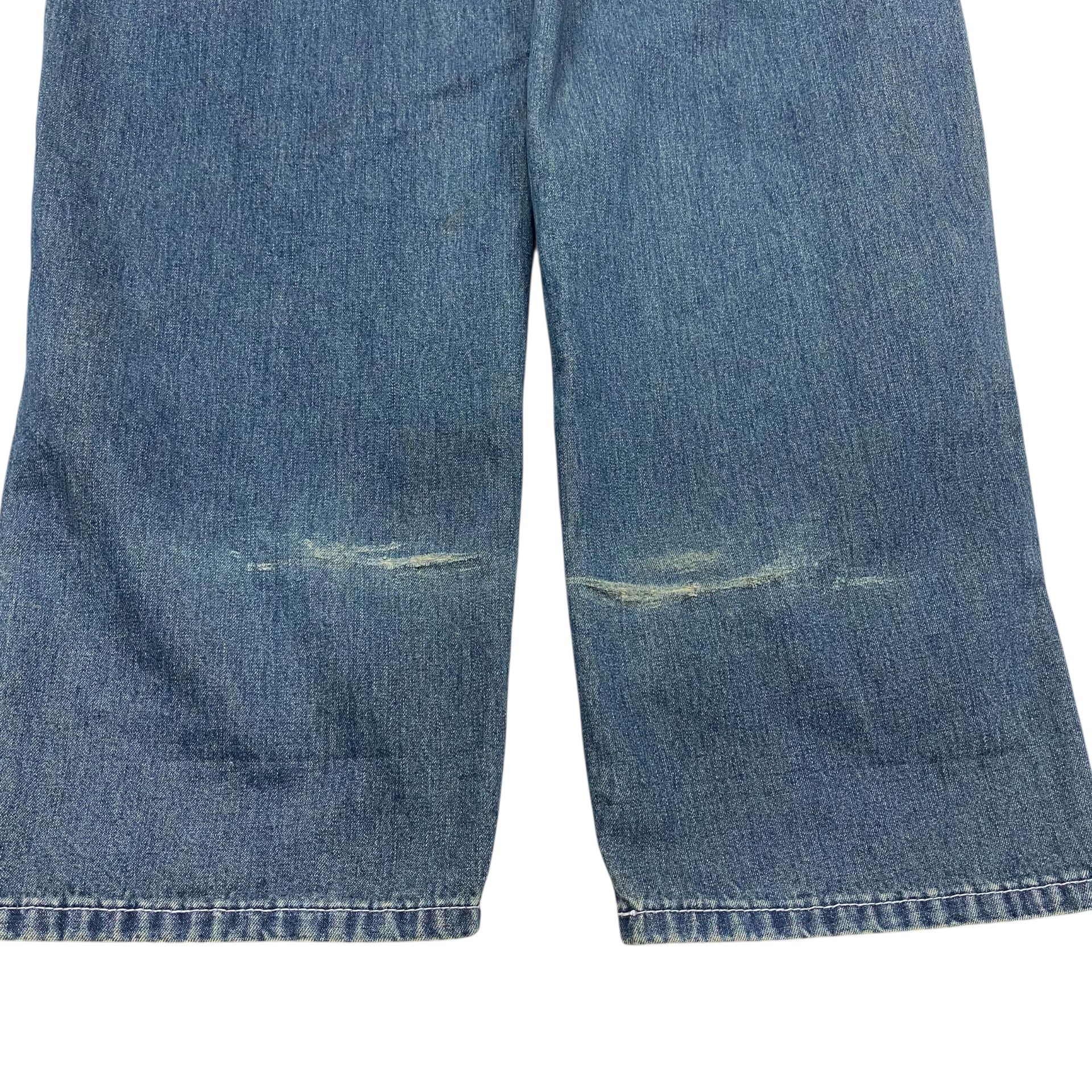 Wrangler 💥VINTAGE 70s WRANGLER BLUE BELL OVERALL DENIM WORKER Size US 31 - 10 Thumbnail