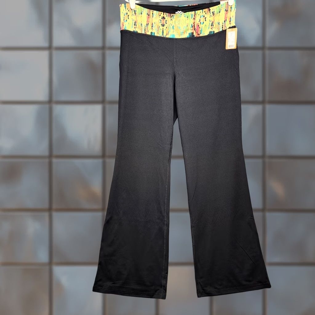 Vintage Maurices in Motion Womens Pants Black Bootcut Athleisure Stretch Size 1X Size 40" / US 18 - 1 Thumbnail