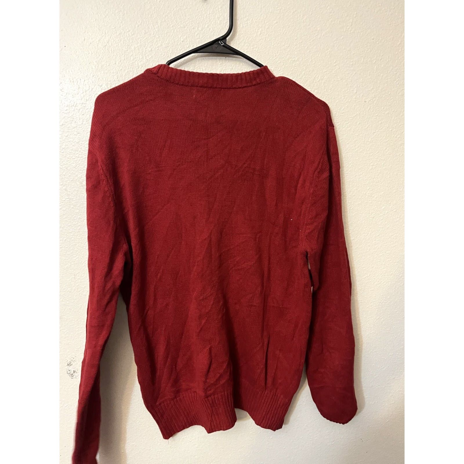 Dockers VINTAGE DOCKERS Christmas Sweater Shirt Mens Small Red Cotton Geometric Knit Crew Neck Pullover Holiday Christmas 70s 80s Size US S / EU 44-46 / 1 - 3 Thumbnail
