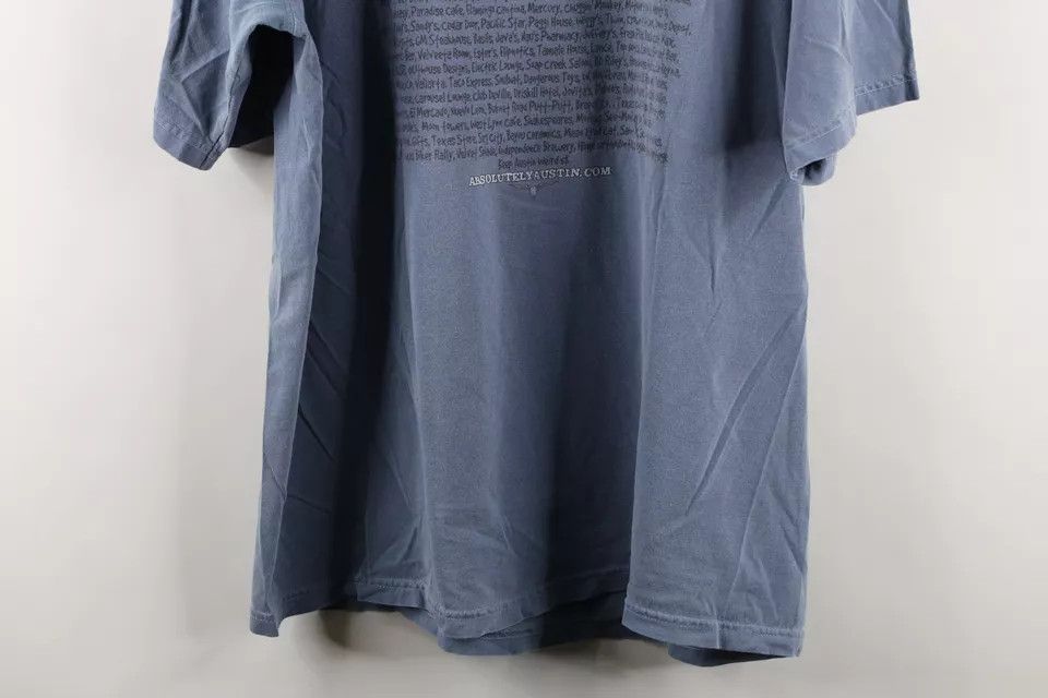 Vintage Vintage 90s Streetwear Stonewash Austin Weird Texas T-Shirt Size US XL / EU 56 / 4 - 15 Thumbnail