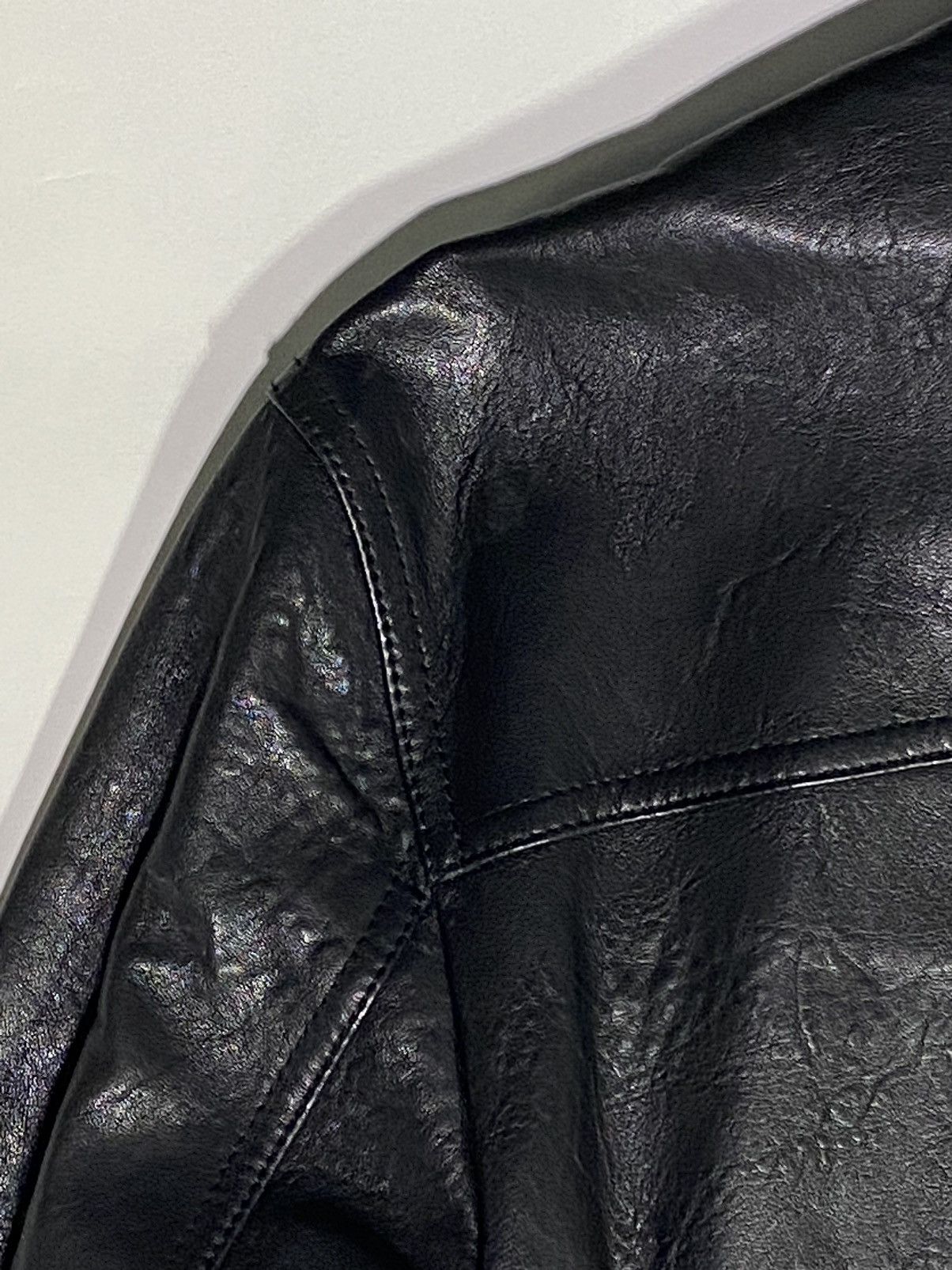 Earnest Sewn × Vintage Earnest Sewn Leather racing Jacket (sz Med) NWOT Size US M / EU 48-50 / 2 - 14 Thumbnail