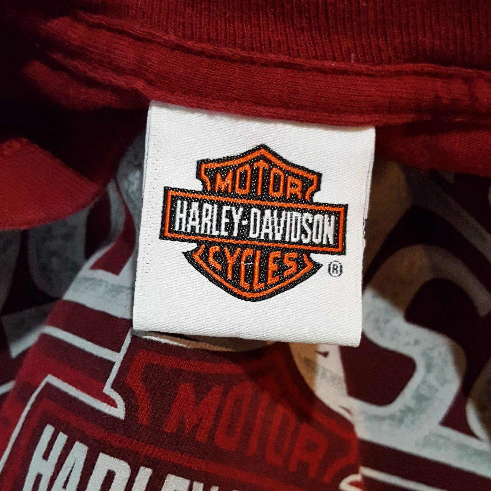 Harley Davidson VINTAGE Harley-Davidson Motorcycle T-Shirt Men's Medium Red Logo 90s Biker Outdoor Rock Retro Size US M / EU 48-50 / 2 - 5 Thumbnail