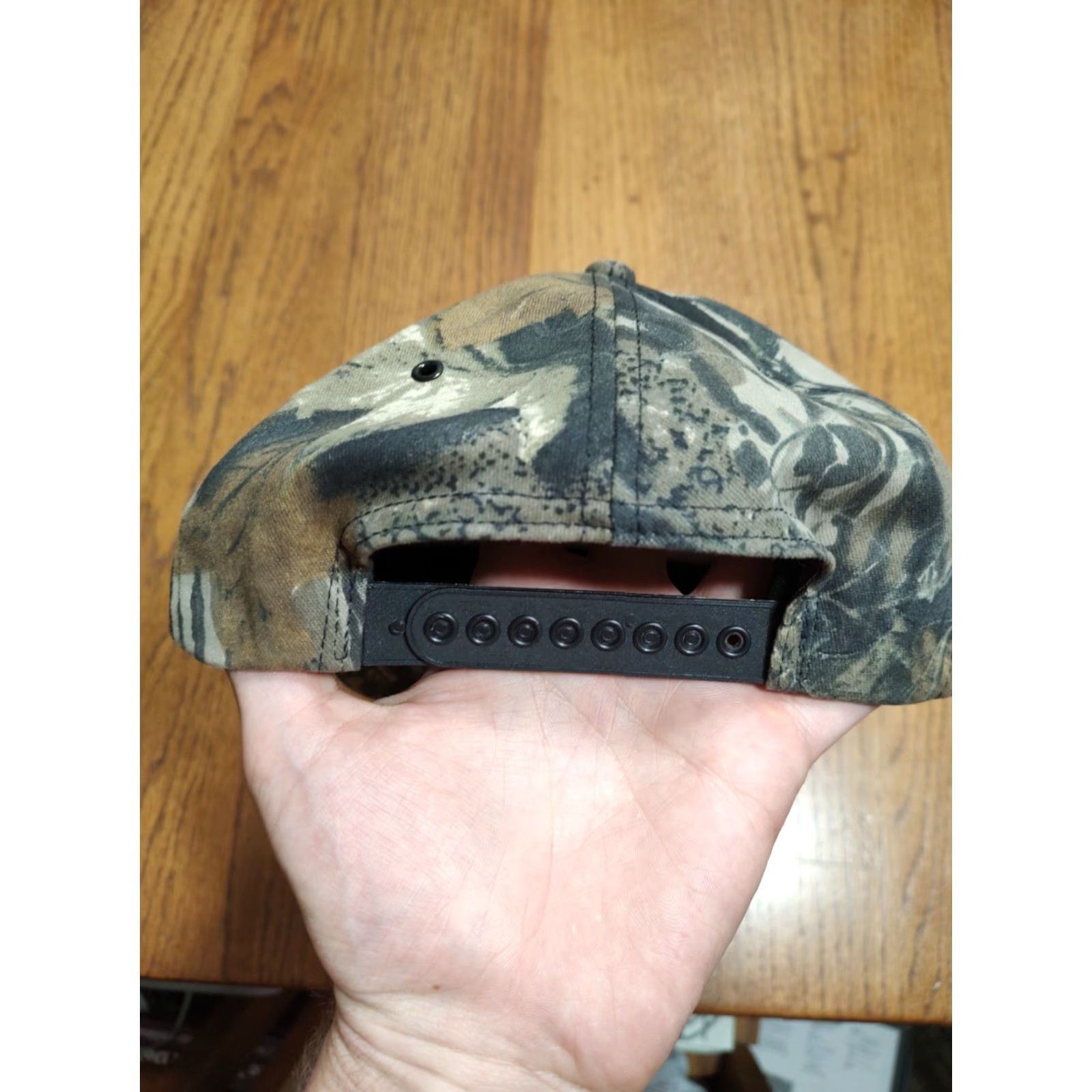 Vintage VINTAGE Legend Trucker Hat Camo Camouflage Baseball Cap Adjustable USA Made Mossy Oak Snapback Hat Mens Womens Adults Size ONE SIZE - 4 Thumbnail