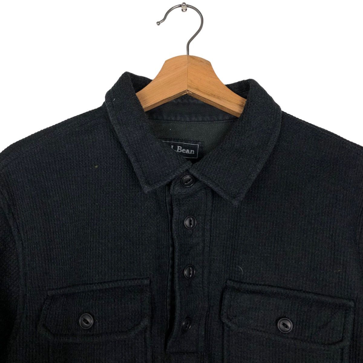 Japanese Brand 🔥Vintage Anorak Collar Jacket L.L.Bean Rich Black Size US M / EU 48-50 / 2 - 12 Thumbnail