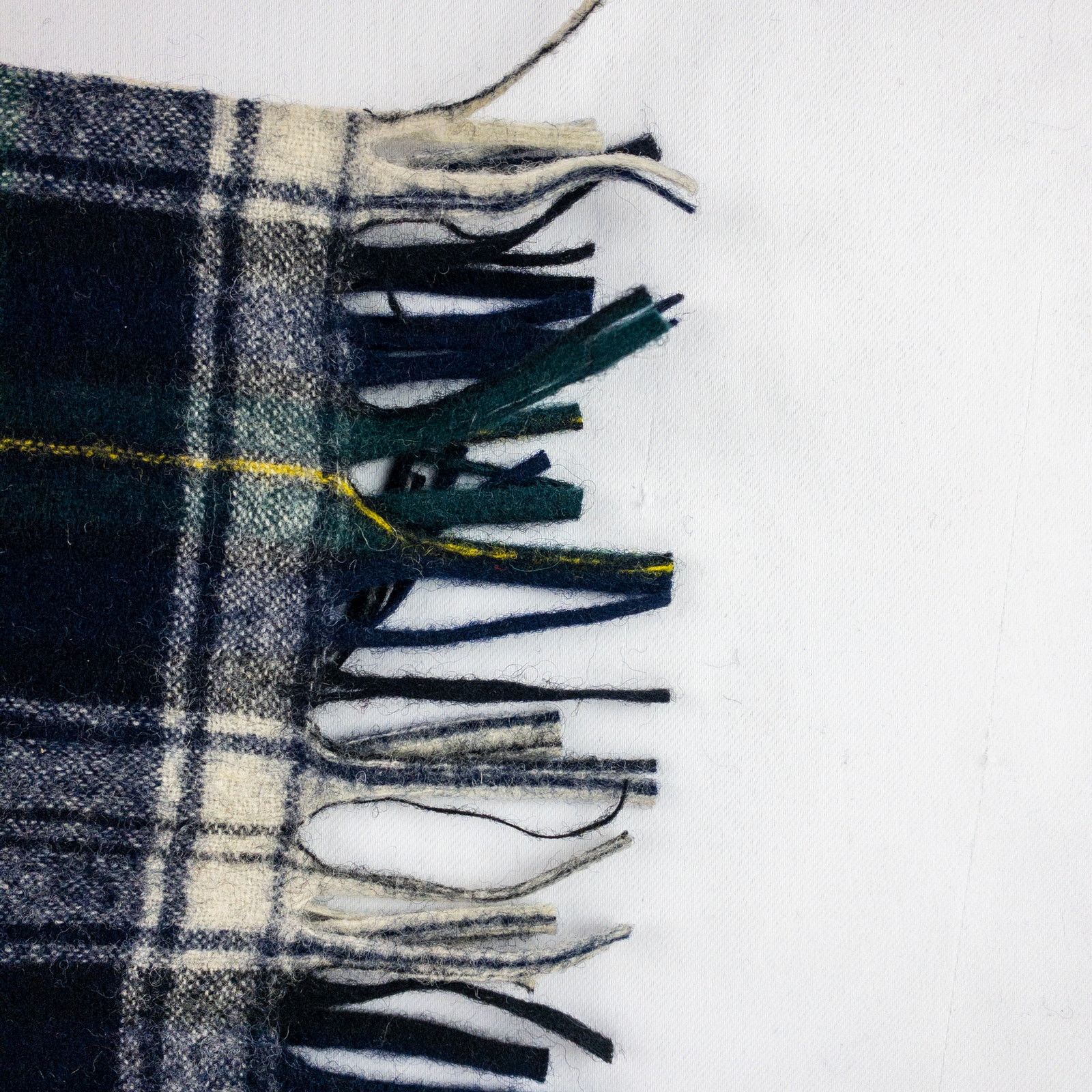 Pendleton Pendleton Vintage Blue White Plaid Scarf Unisex One Size Size ONE SIZE - 4 Thumbnail