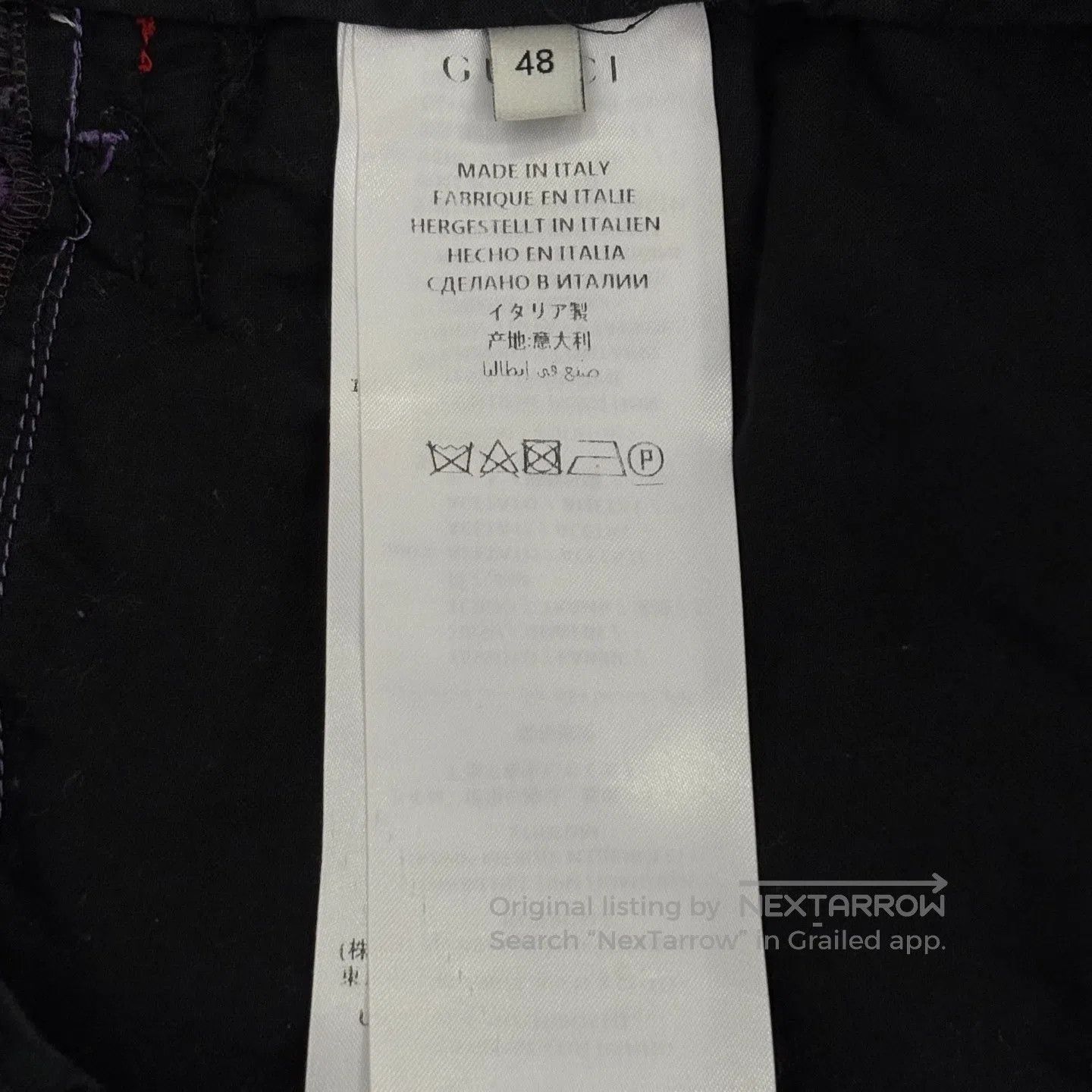 Gucci Guicci Silk-lined side label LOGO casual shorts Size US 32 / EU 48 - 4 Thumbnail