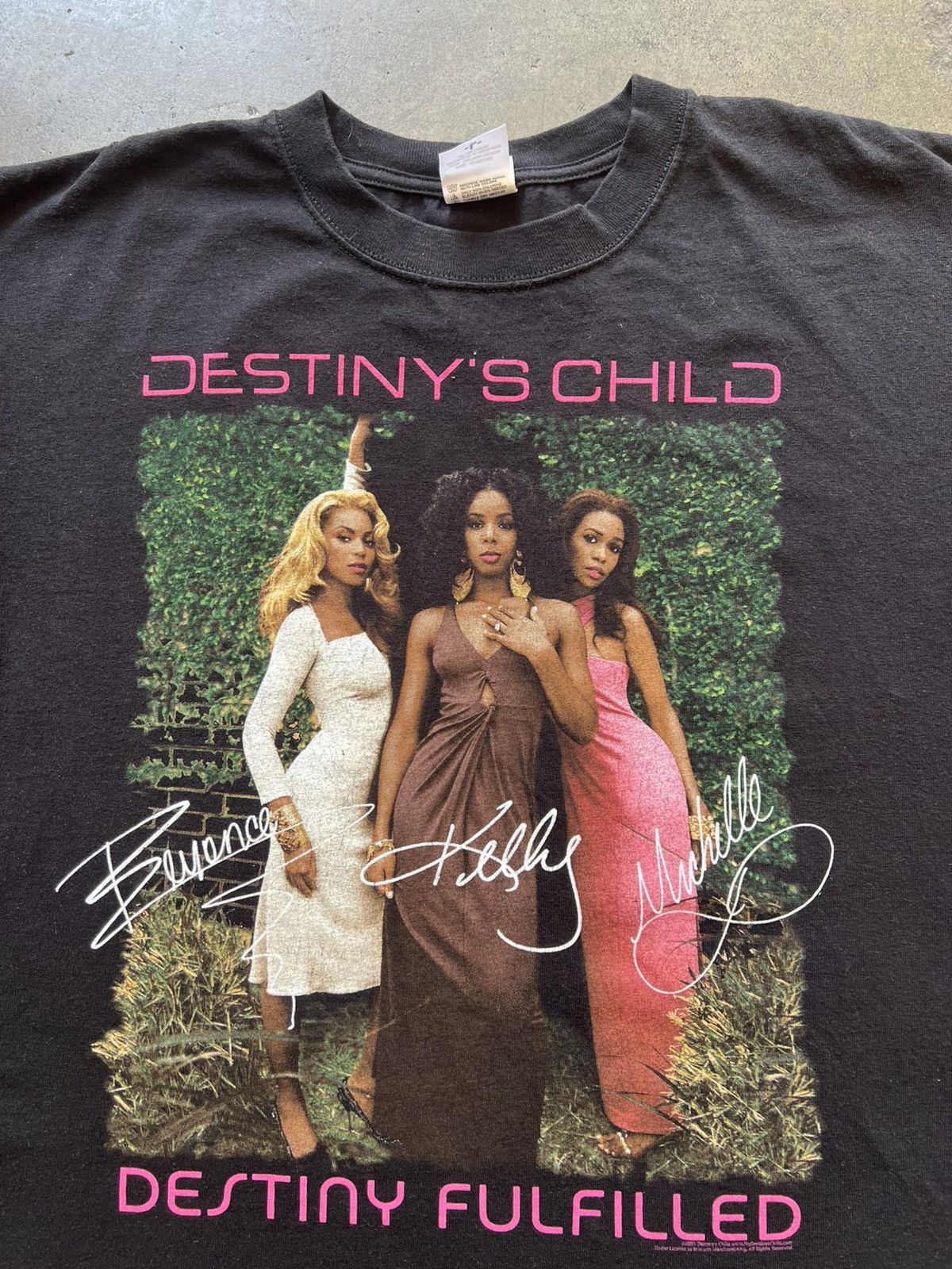 VTG 2005 Destiny’s Child Tour Band Tee Shirt Beyonce R&B