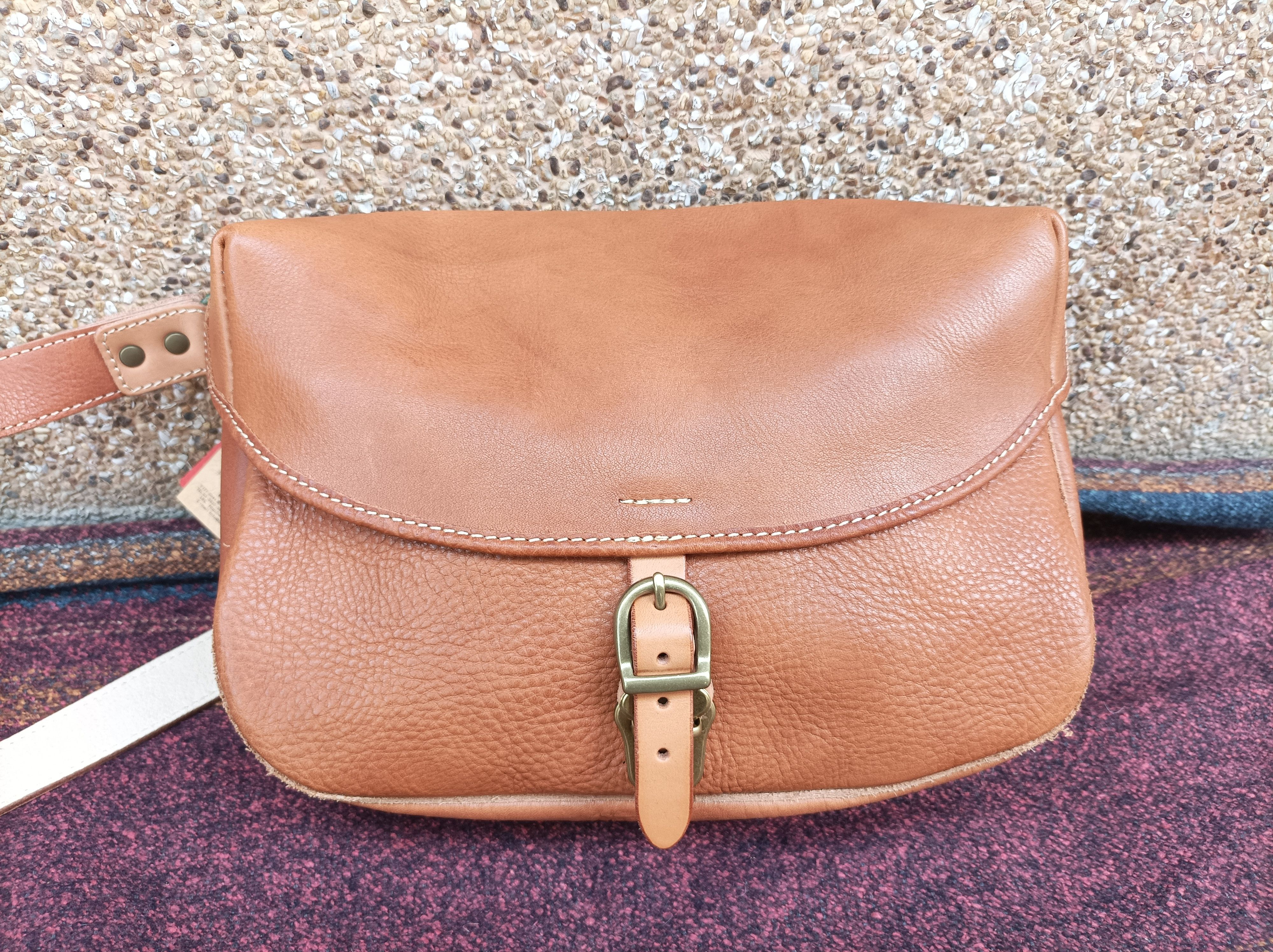Japanese Brand (B48) Parley Tokyo Japanese Brand Leather Crossbody Bag Size ONE SIZE - 7 Thumbnail