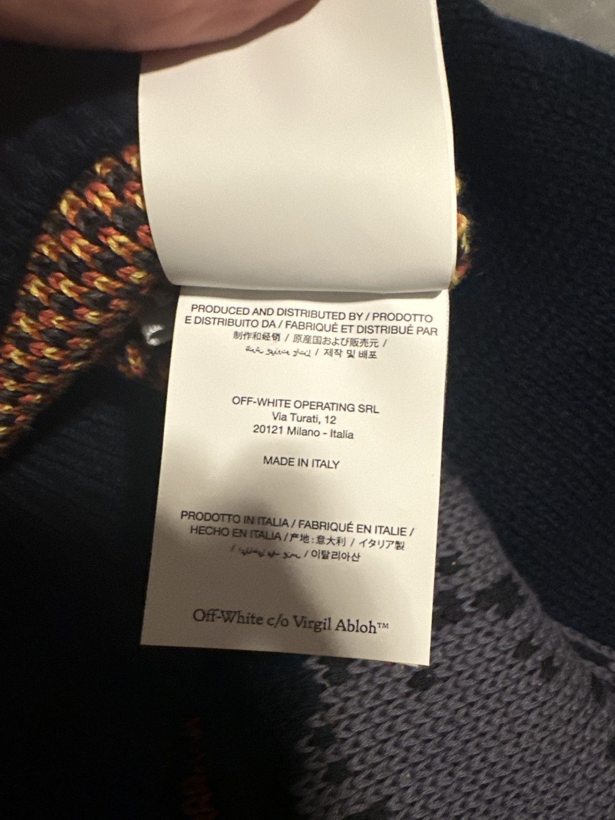 Off-White Crystal Embellished Moon Phase Kit Wool Hooded Zip Up Sweat Size US XL / EU 56 / 4 - 17 Thumbnail