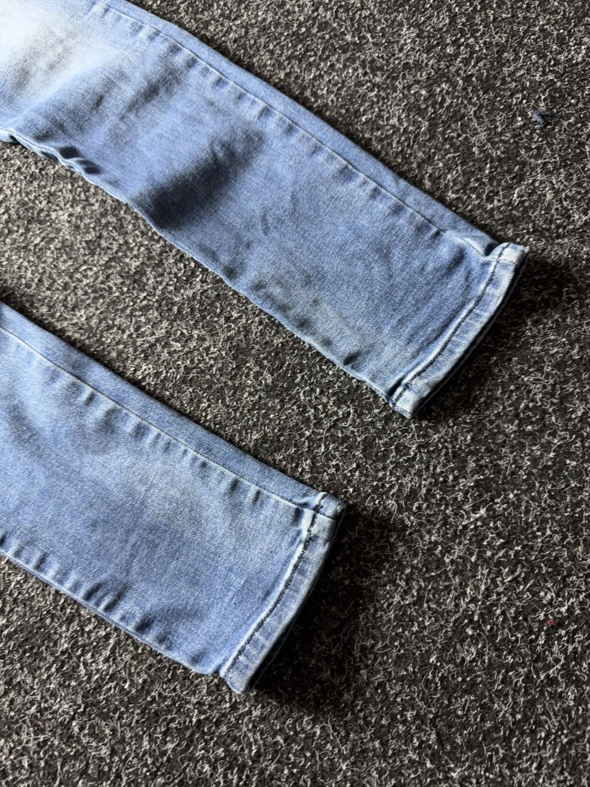 Diesel Luxury 00s Y2K Diesel SLANDY Super Skinny Jeans Light Wash Size 28" / US 6 / IT 42 - 4 Thumbnail