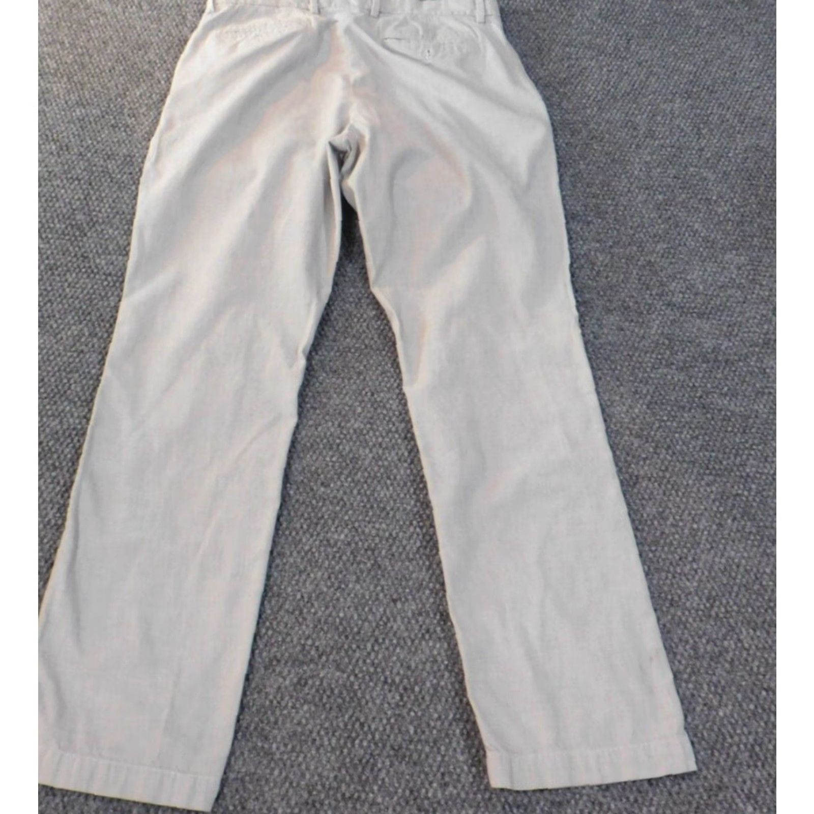 Banana Republic Banana Republic Pants Mens 33x32 Plain Gray Straight Fit Chino Casual Cotton Flat Front Modern 32 Inseam Mens Size US 33 - 6 Thumbnail