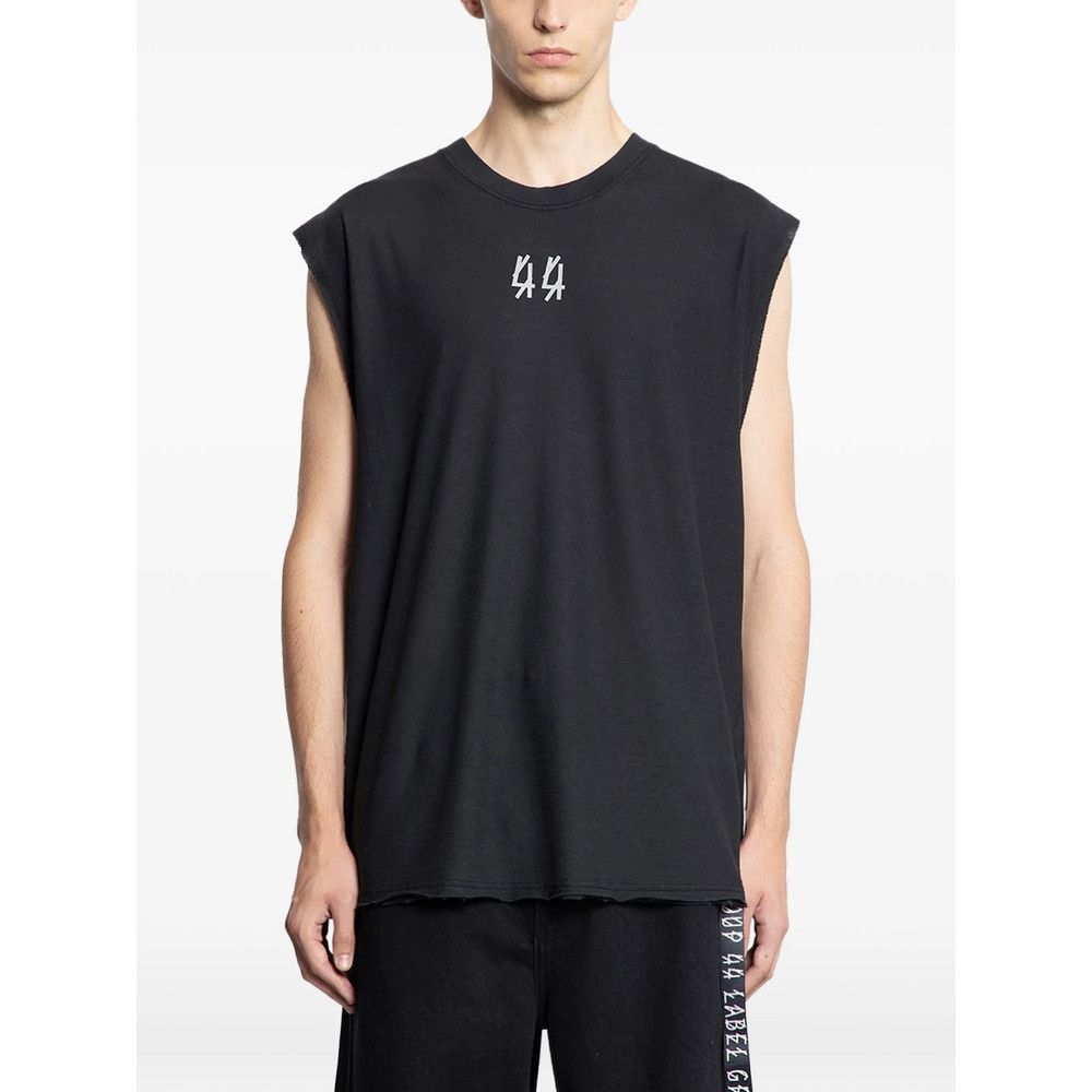 44 Label Group BLACK T-Shirts & Vests - Vests & Tanks