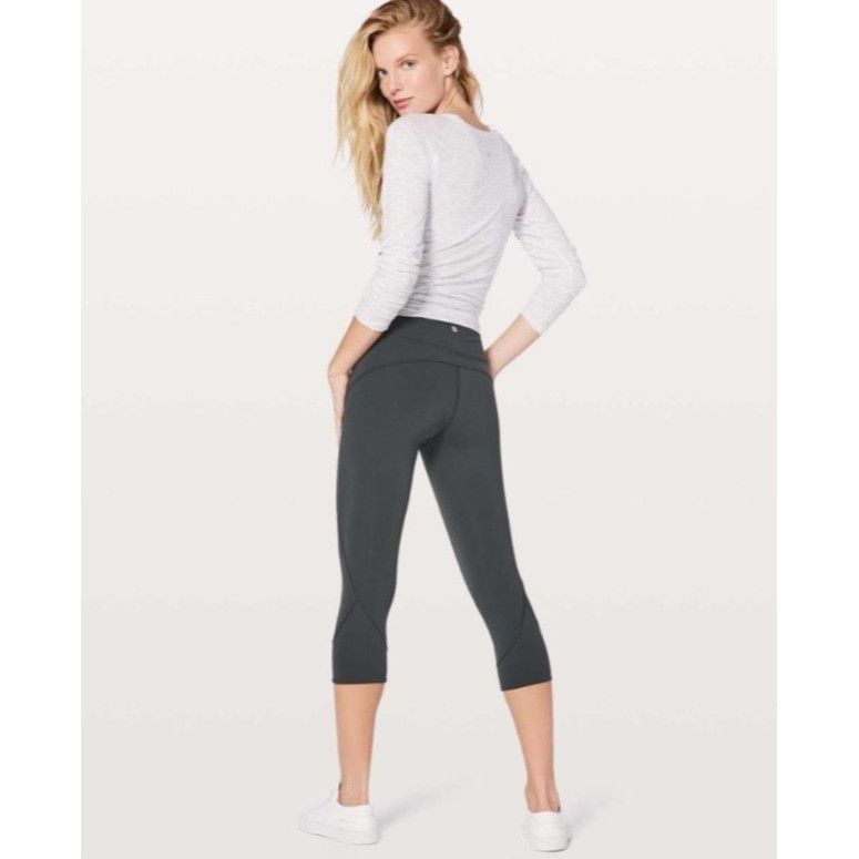 Lululemon Lululemon Train Times Crop *21" Size 4 Size 28" / US 6 / IT 42 - 3 Thumbnail