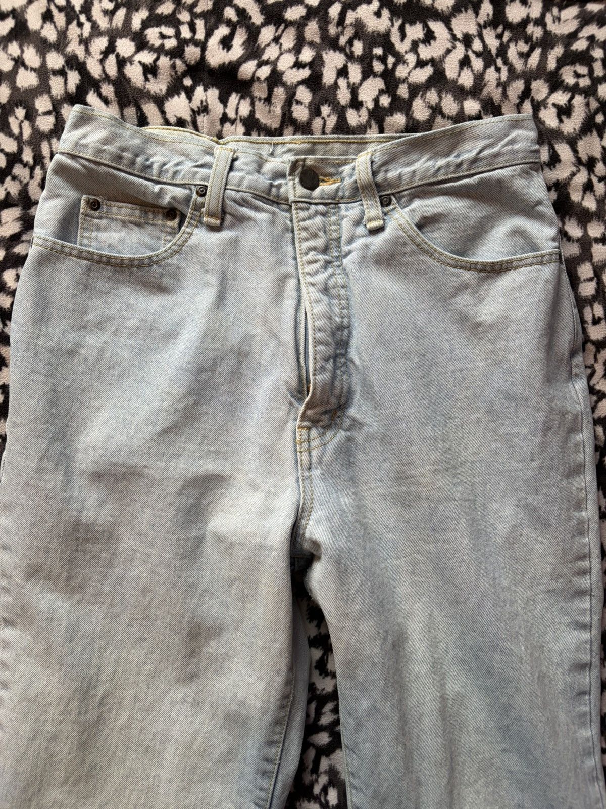 Japanese Brand Vintage Code Bleu Japanese light wash denim jeans Size 36" / US 14 / IT 50 - 2 Thumbnail