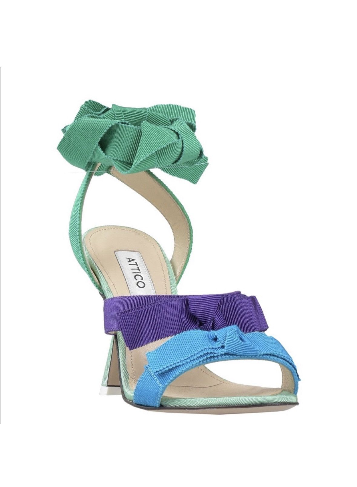 The Attico The attico Multicolored Ribbon Leather Strap Design Sandals Size US 5 / IT 35 - 3 Thumbnail