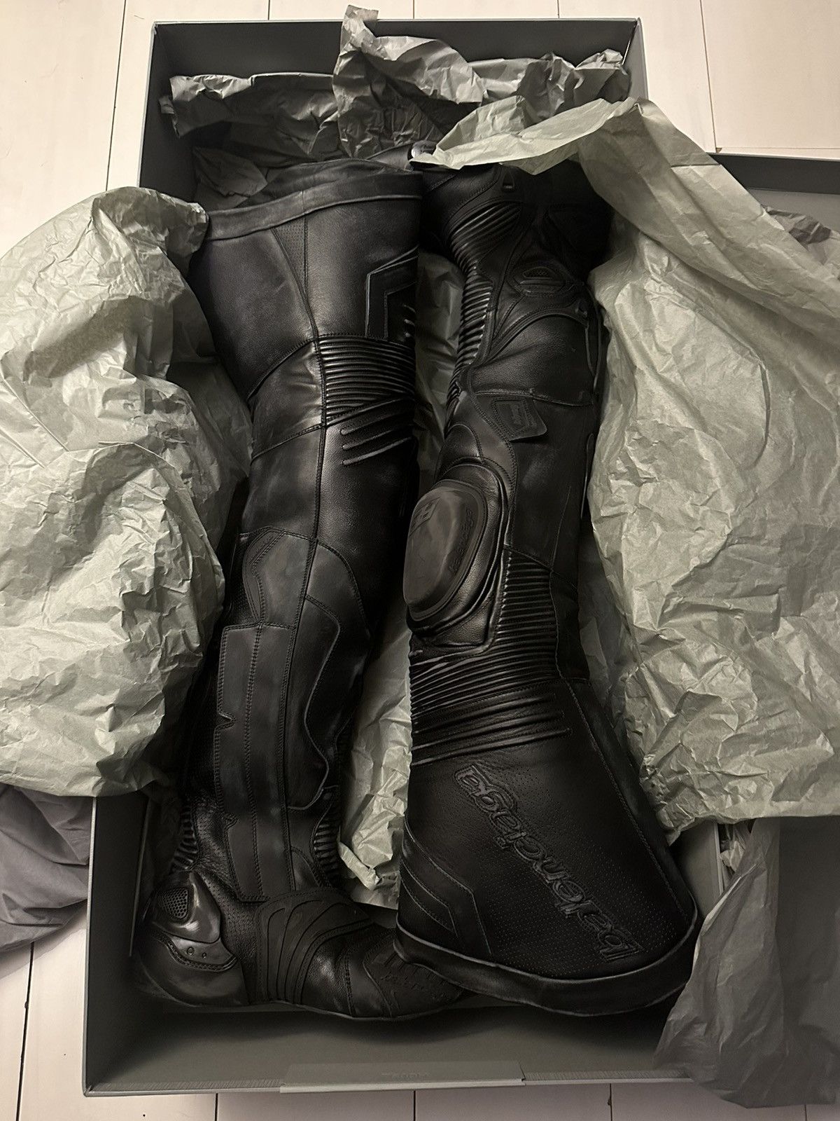 Balenciaga Balenciaga Biker Over-the-Knee Boots Motocross Size 41 EUR Size US 8 / EU 41 - 6 Thumbnail