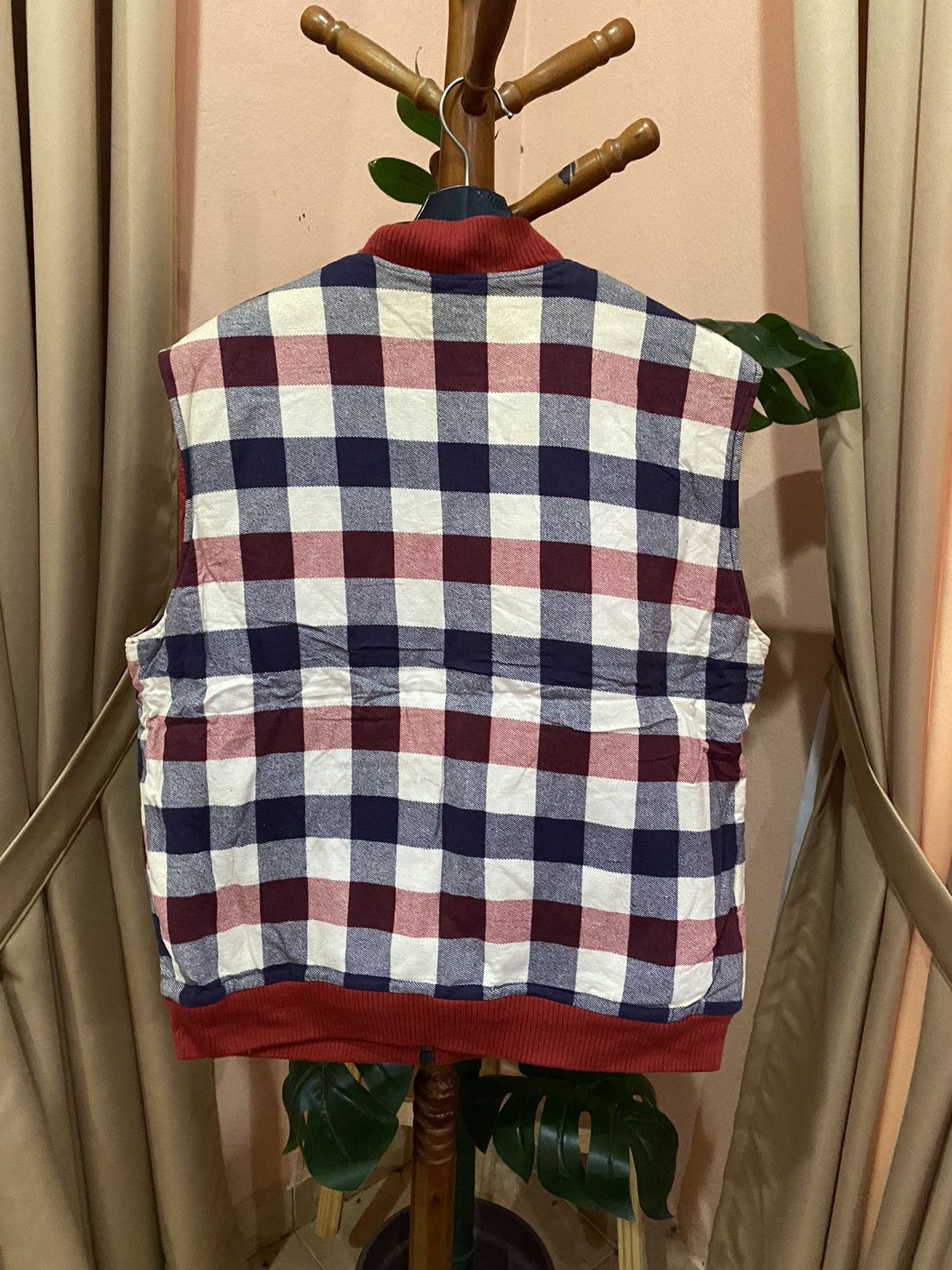 Dickies VINTAGE DICKIES CHECKER WORKWEAR VEST JACKET Size US L / EU 52-54 / 3 - 8 Thumbnail