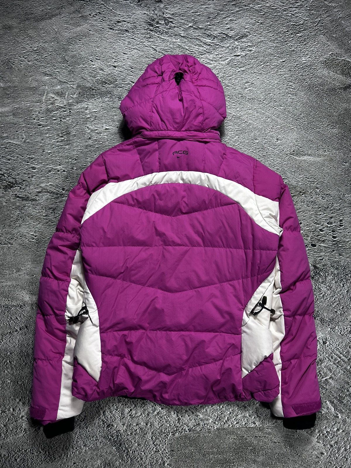 Nike Nike ACG vintage white pink puffer jacket small logo Size S / US 4 / IT 40 - 6 Thumbnail