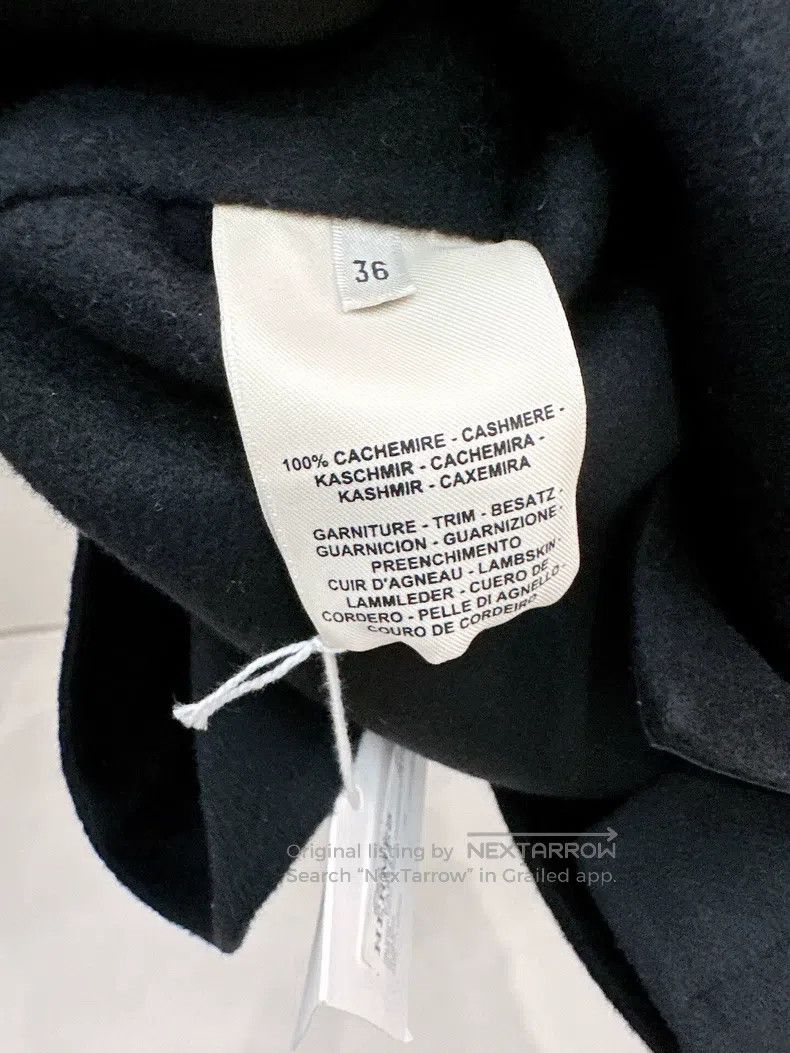 Hermes Hermes Black cashmere coat Size XS / US 0-2 / IT 36-38 - 4 Thumbnail