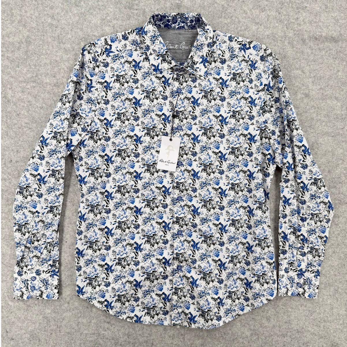 Robert Graham NWT Robert Graham Valdez Floral Classic Fit Woven Shirt Size US M / EU 48-50 / 2 - 1 Thumbnail