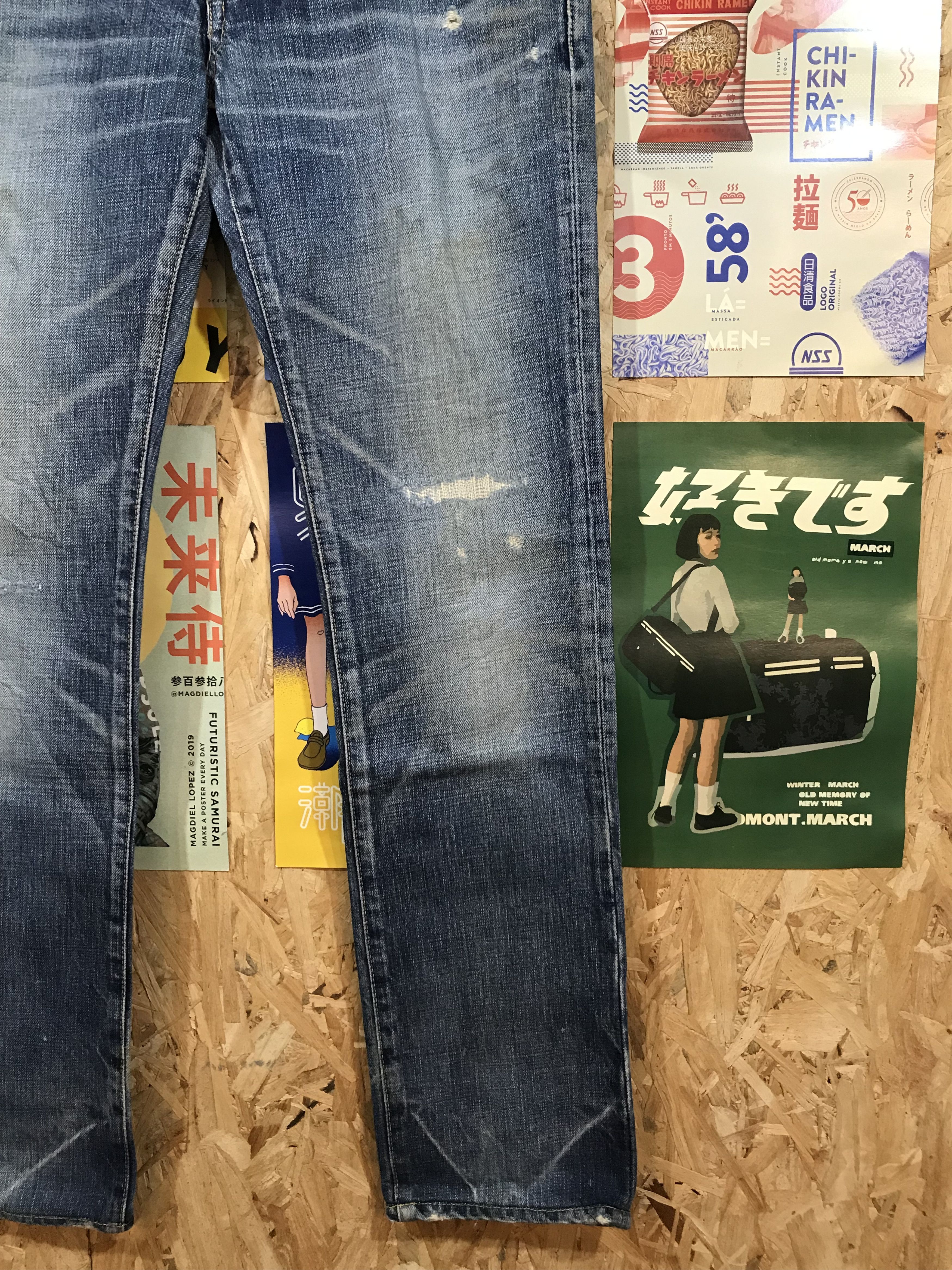 Hysteric Glamour Distressed Hysteric Glamour Denim Pants Size US 32 / EU 48 - 3 Thumbnail