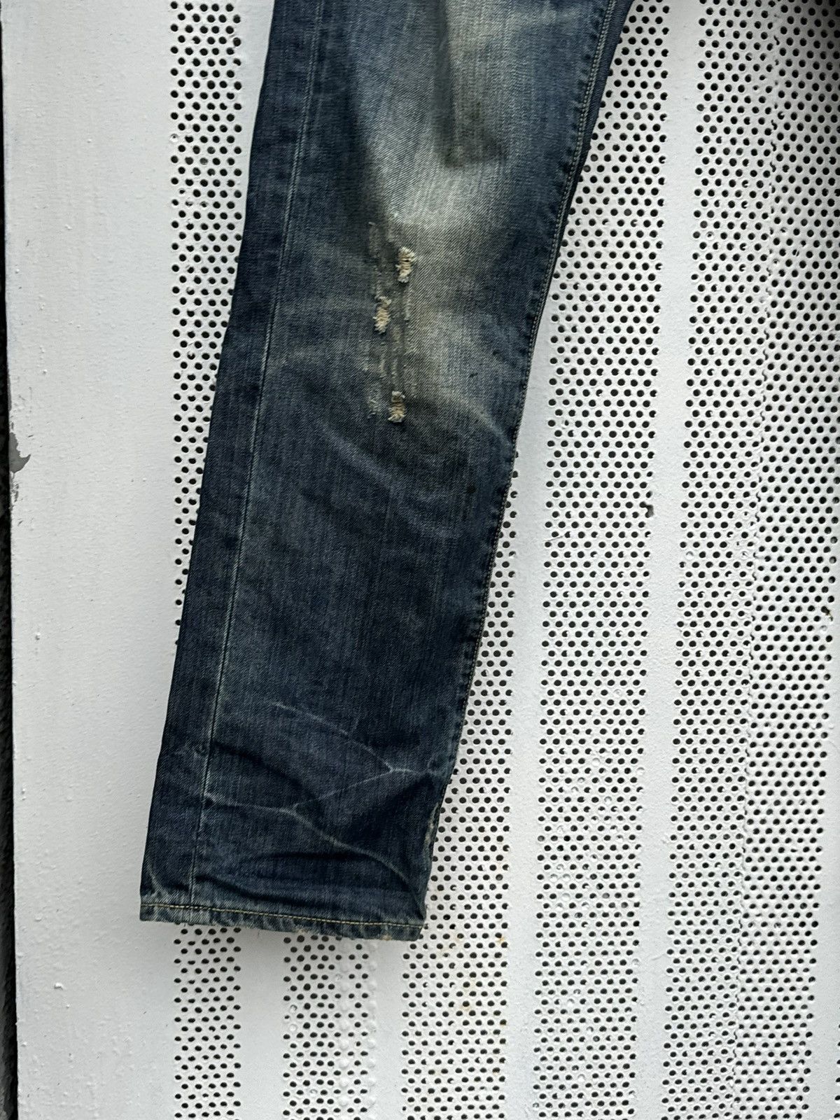 Ed Hardy × Japanese Brand × Vintage Vintage Ed Hardy Faded Denim Jeans Size 33/34 Size US 33 - 7 Thumbnail