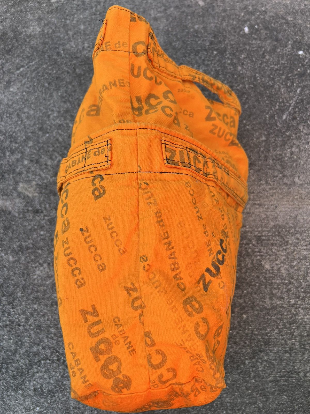 Issey Miyake Vintage Issey Miyake ZUCCA Monogram Orange Handle Bag Size ONE SIZE - 8 Thumbnail